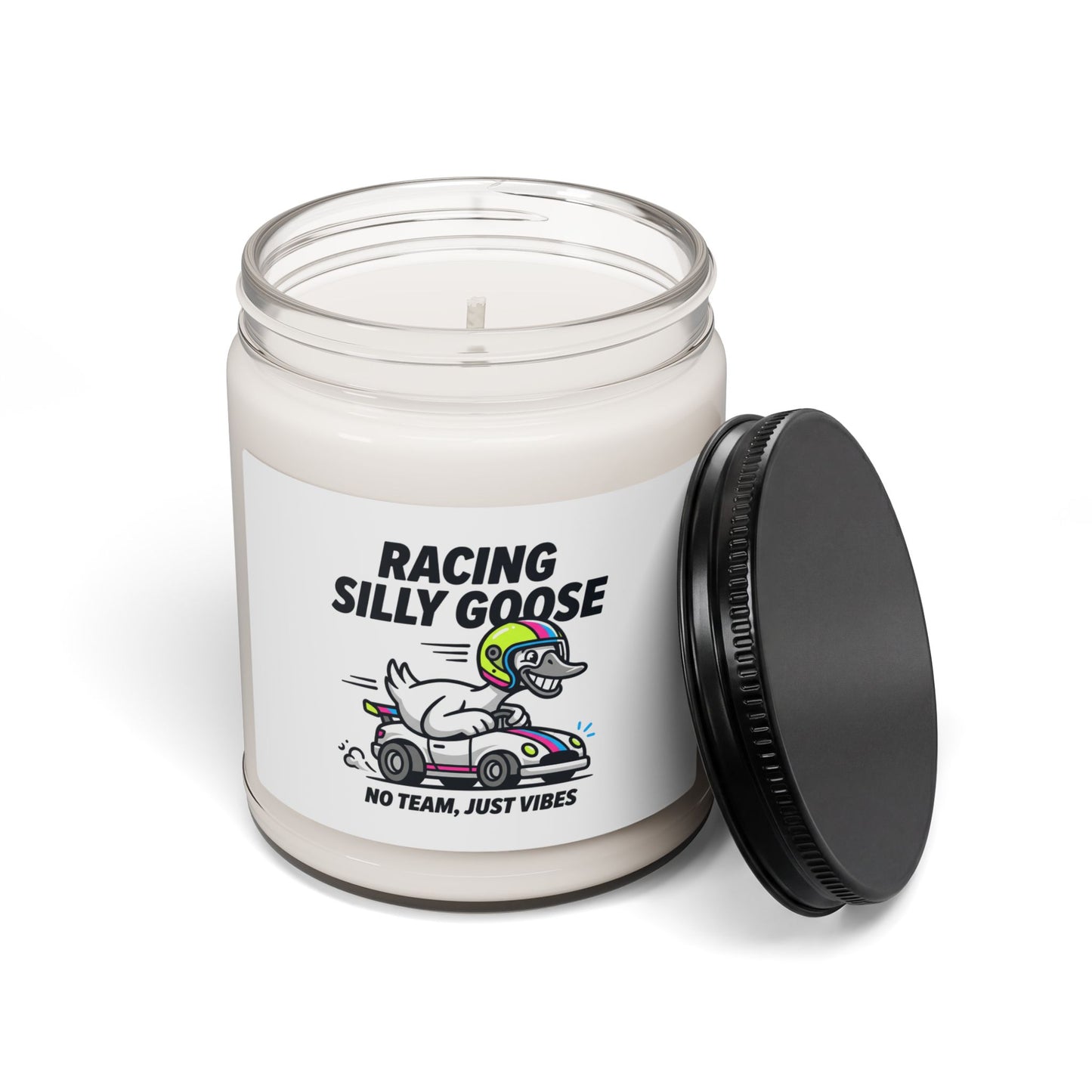 Racing Silly Goose Candle | Scented Soy, Race Day Parody