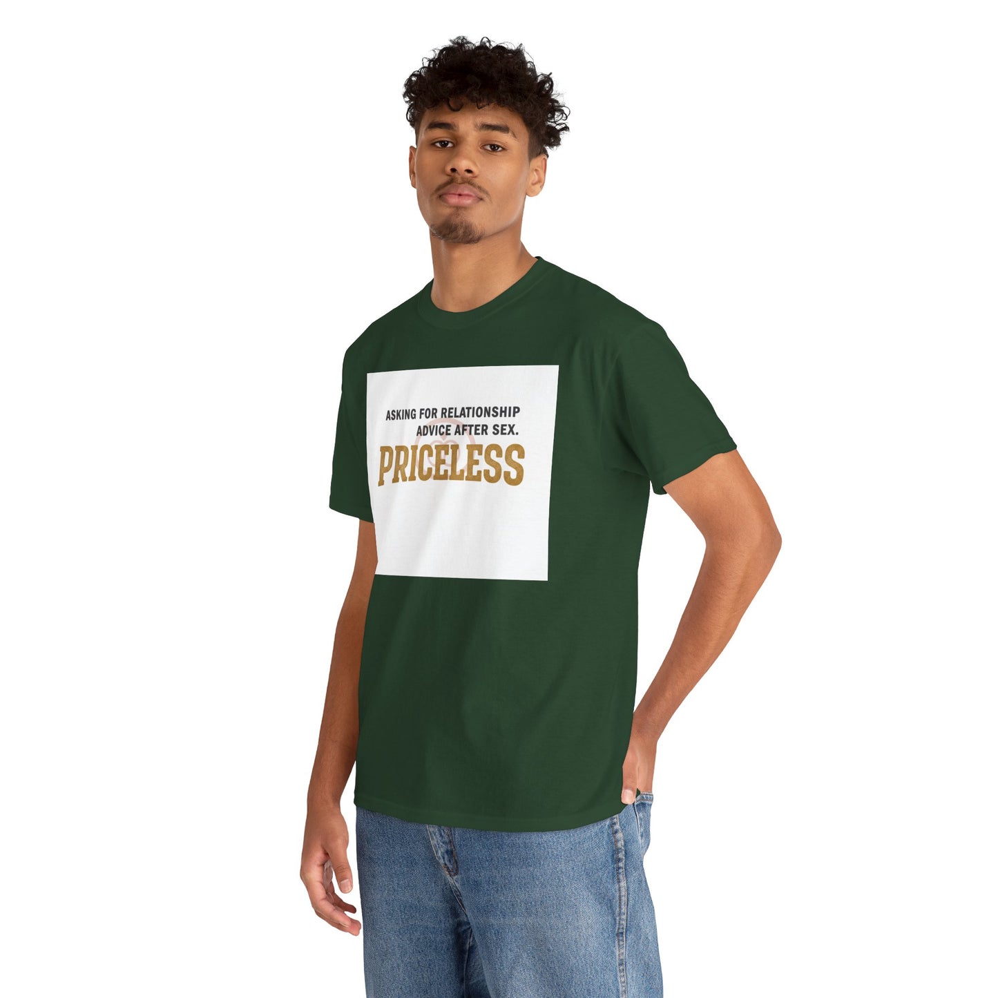 Priceless Funny Graphic Tee — "Asking for Relationship Advice After Sex" Casual Cotton Shirt