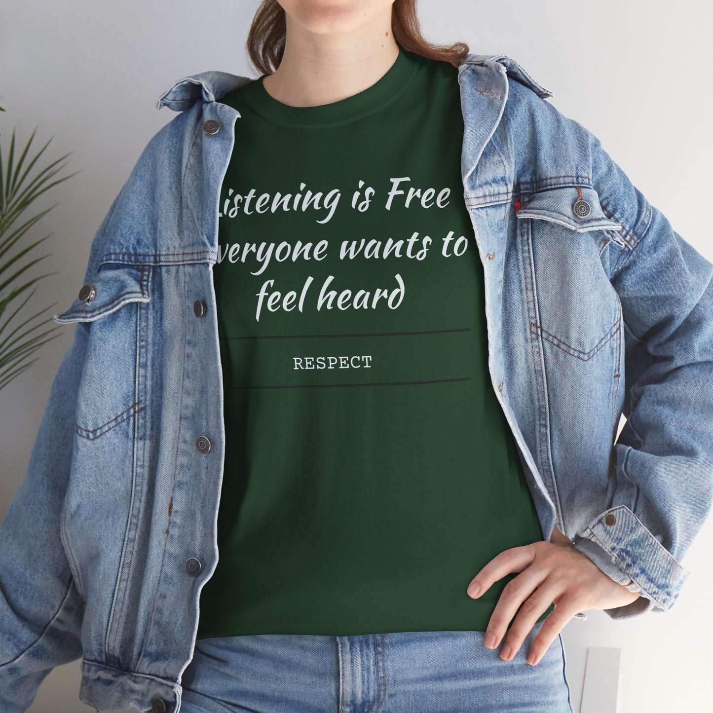 Listening is Free, Feel Heard