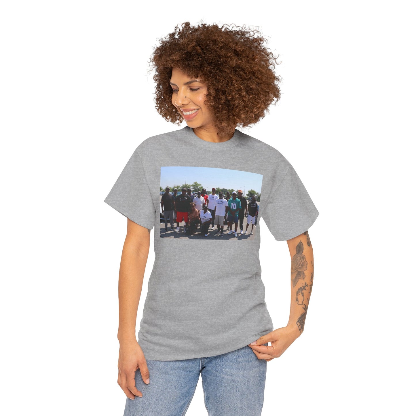 C-RYDERZ Group Photo Custom Tee — Personalized Reunion & Team Picture Shirt Printify