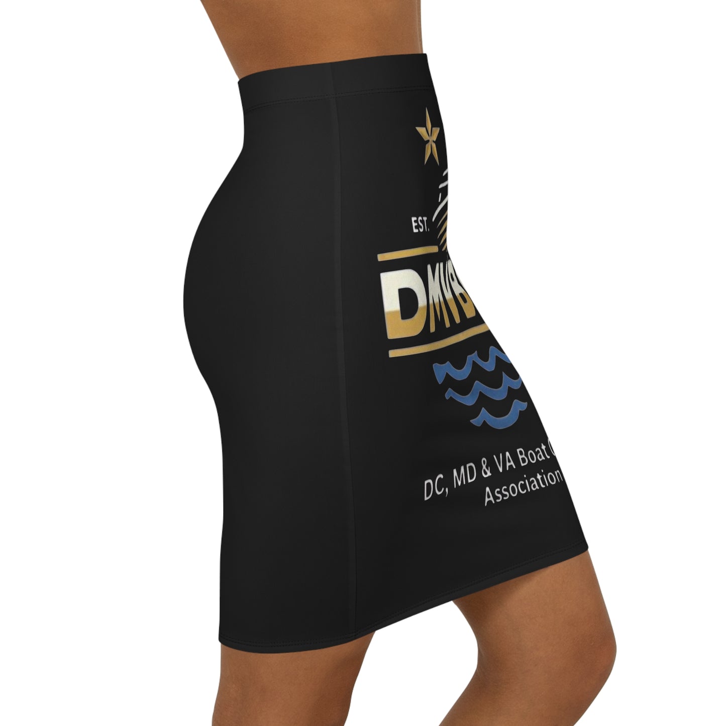 Boat Owners Association Pencil Skirt — DMV Boat Club Logo