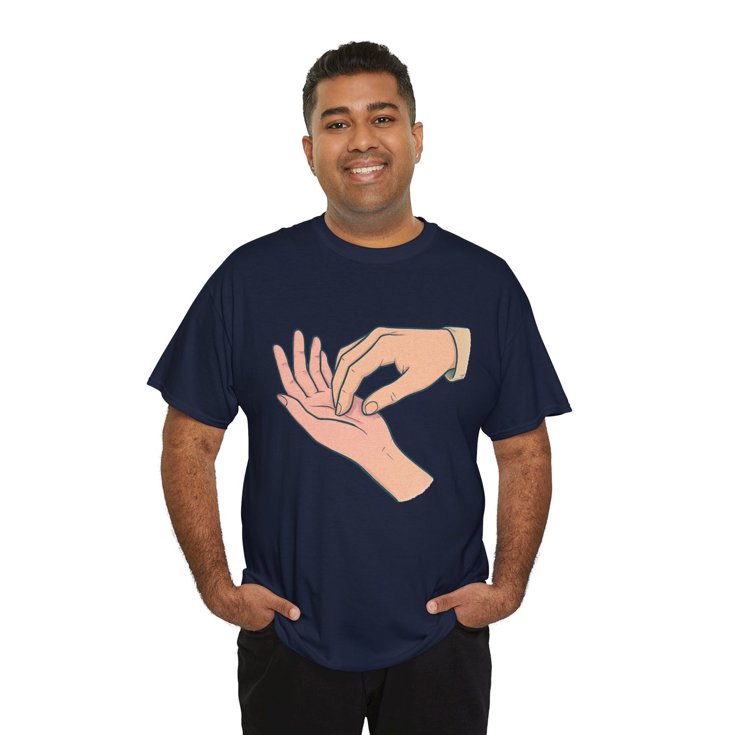 T-Shirt - Gentle Palm Reading Illustration Tee