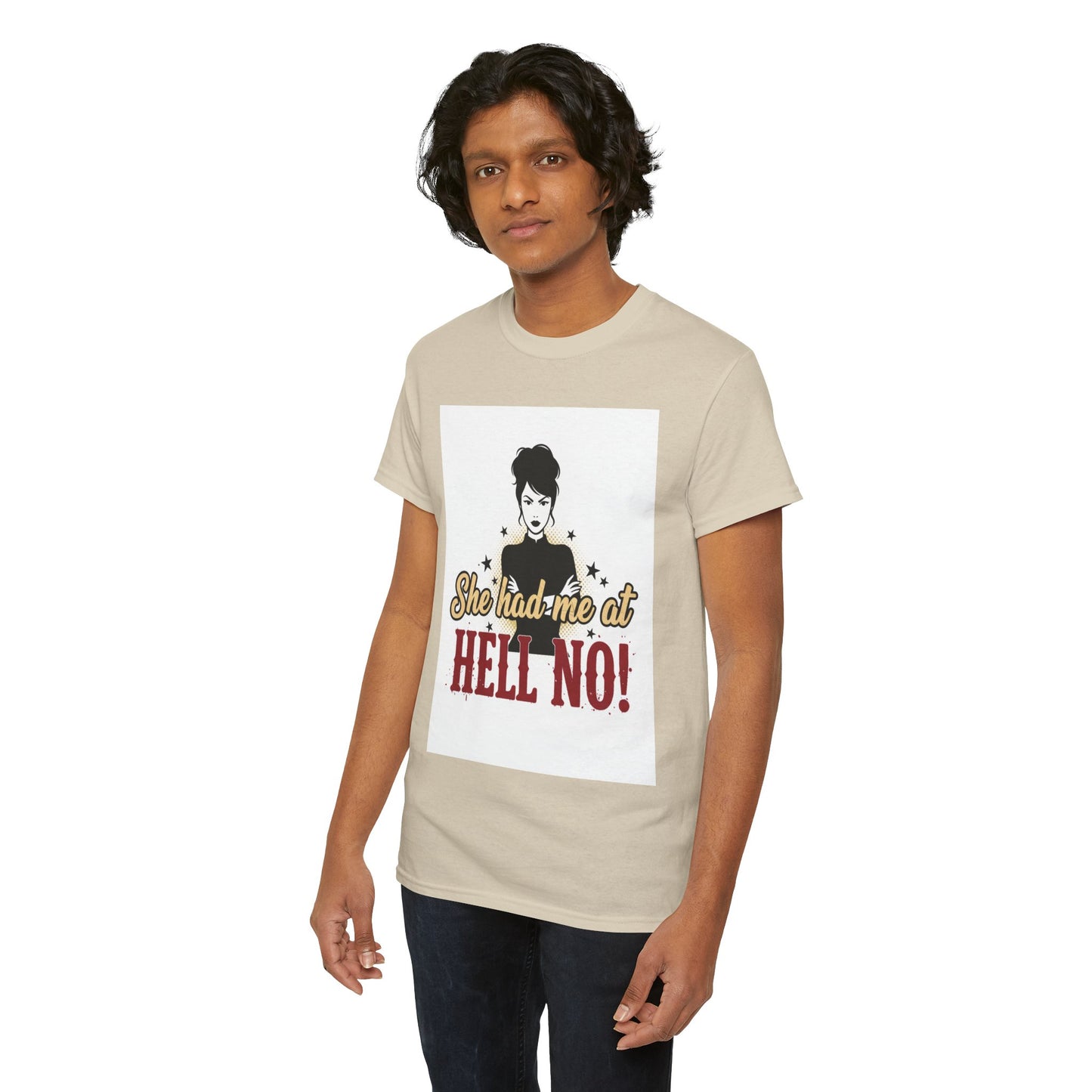 She Had Me At Hell No! Tee – Sassy Retro Graphic T-Shirt