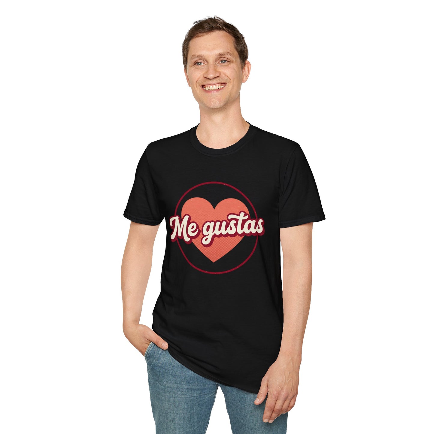Me Gustas Heart T-Shirt — Spanish Love Graphic Tee