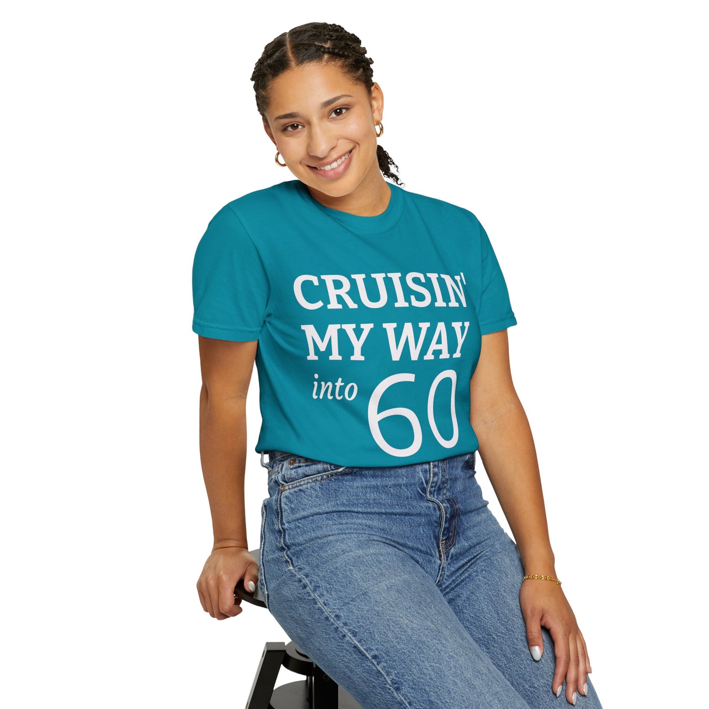 Cruisin' My Way Into 60 T-Shirt — 60th Birthday Tee