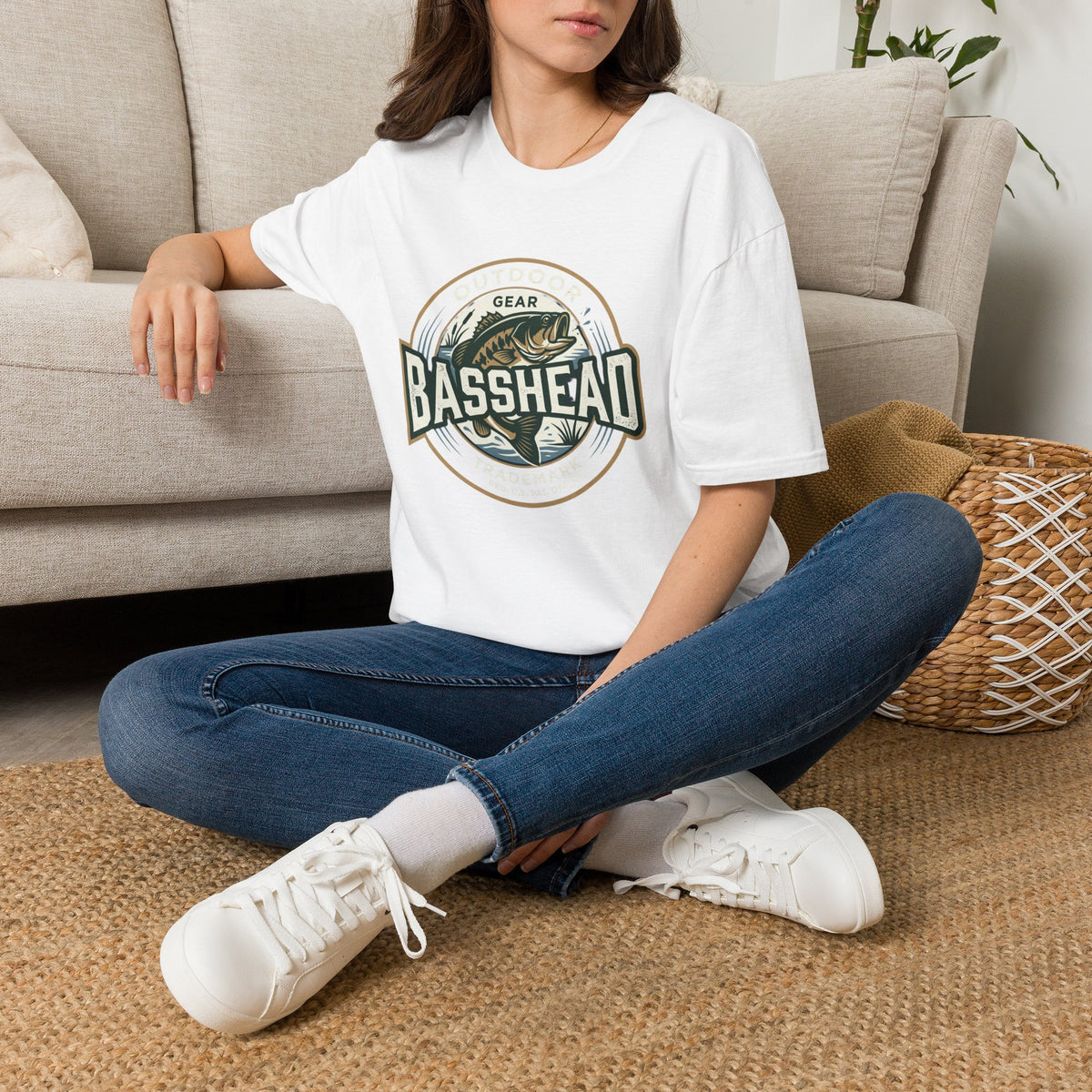 Basshead Fishing T-Shirt — Retro Bass Gear Tee