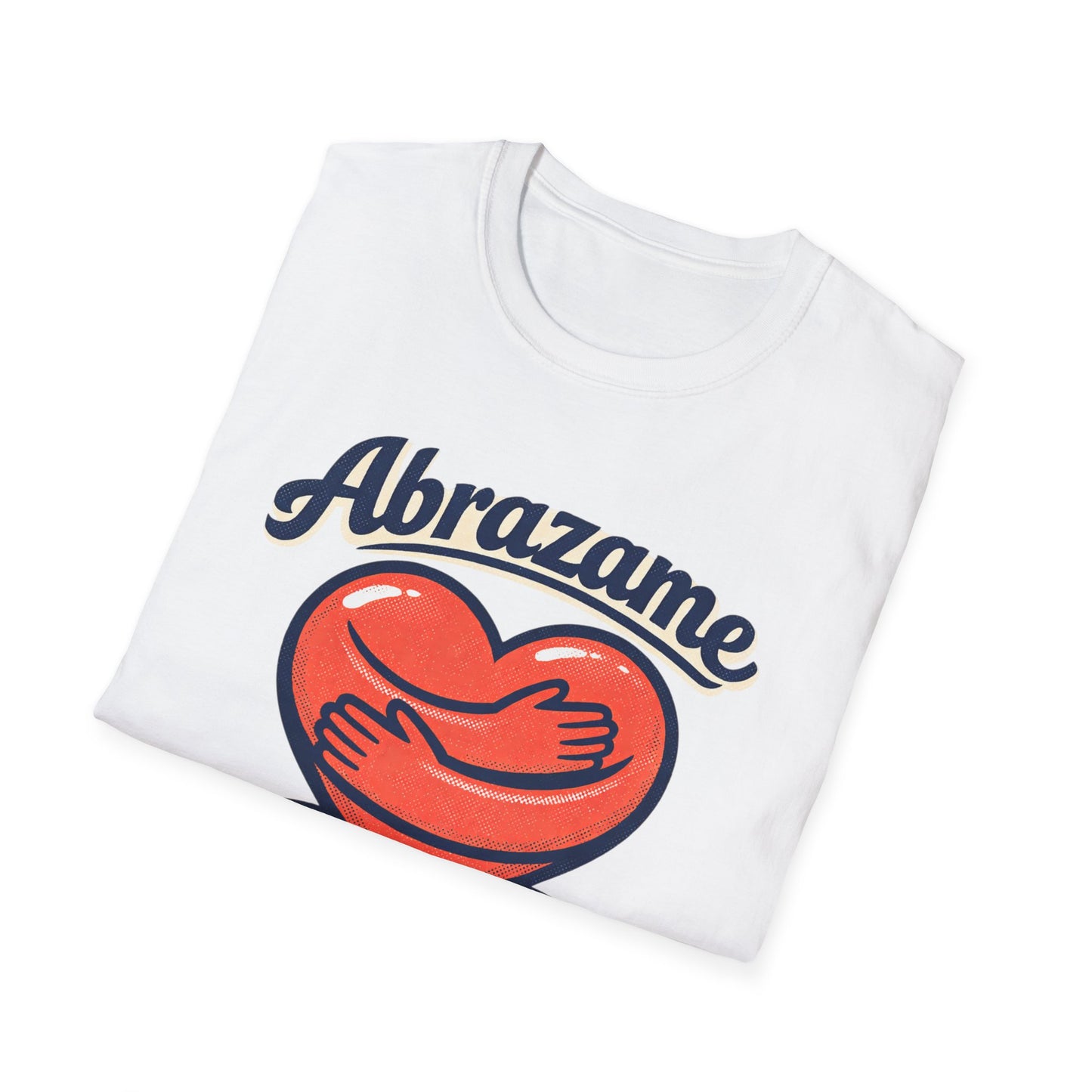 Abrázame Heart Hug T-Shirt — Spanish Love Graphic Tee
