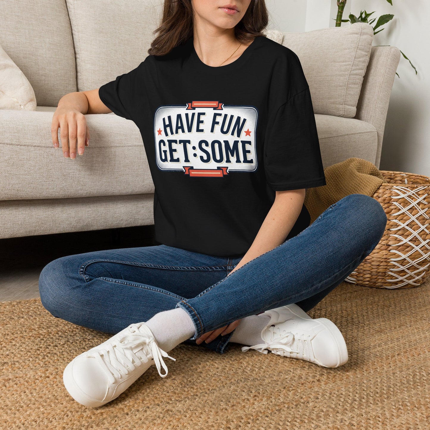 Have Fun Get Some T-Shirt — Retro Road Sign Graphic Tee