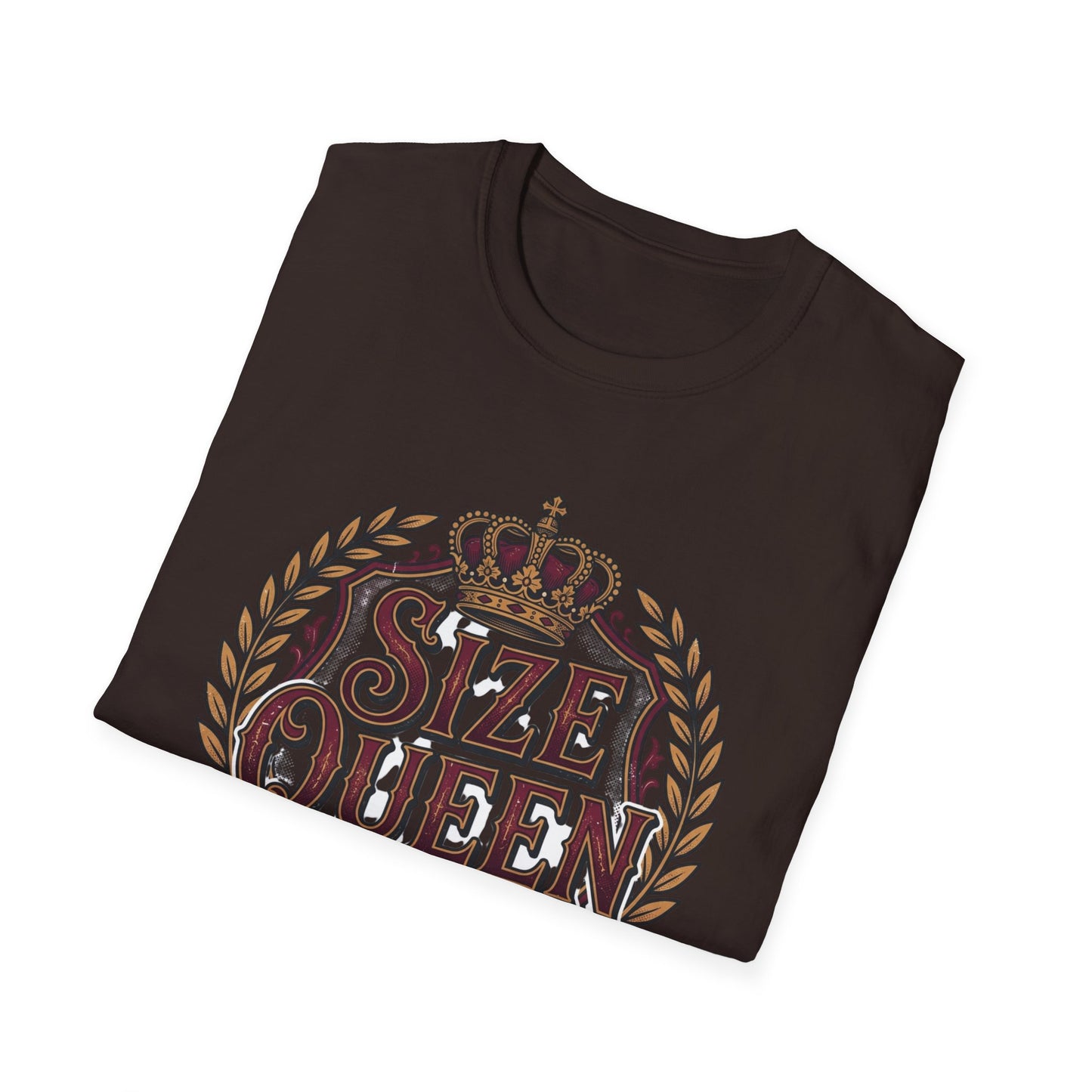 Size Queen T‑Shirt — Vintage Crown Graphic Tee Printify