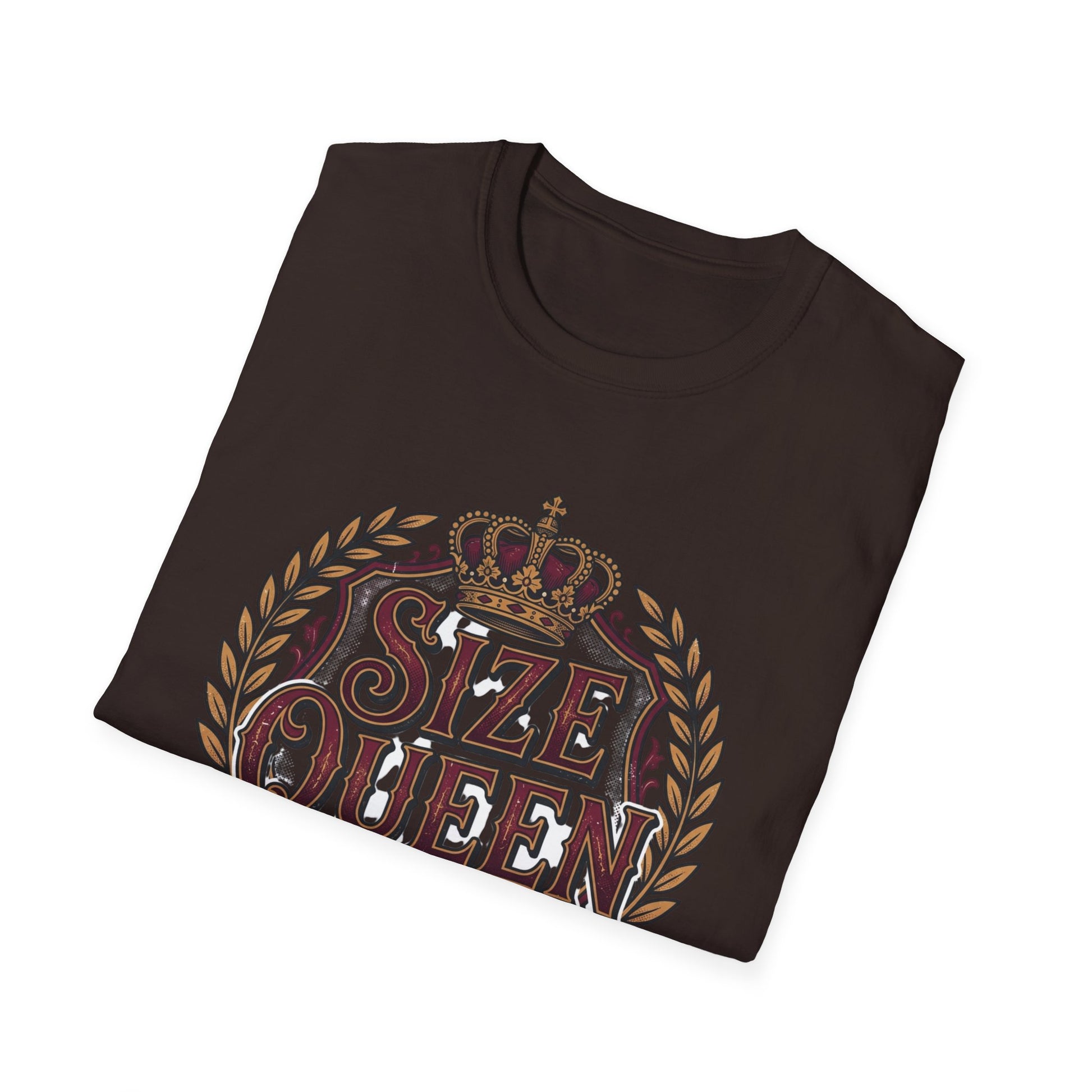Size Queen T‑Shirt — Vintage Crown Graphic Tee Printify