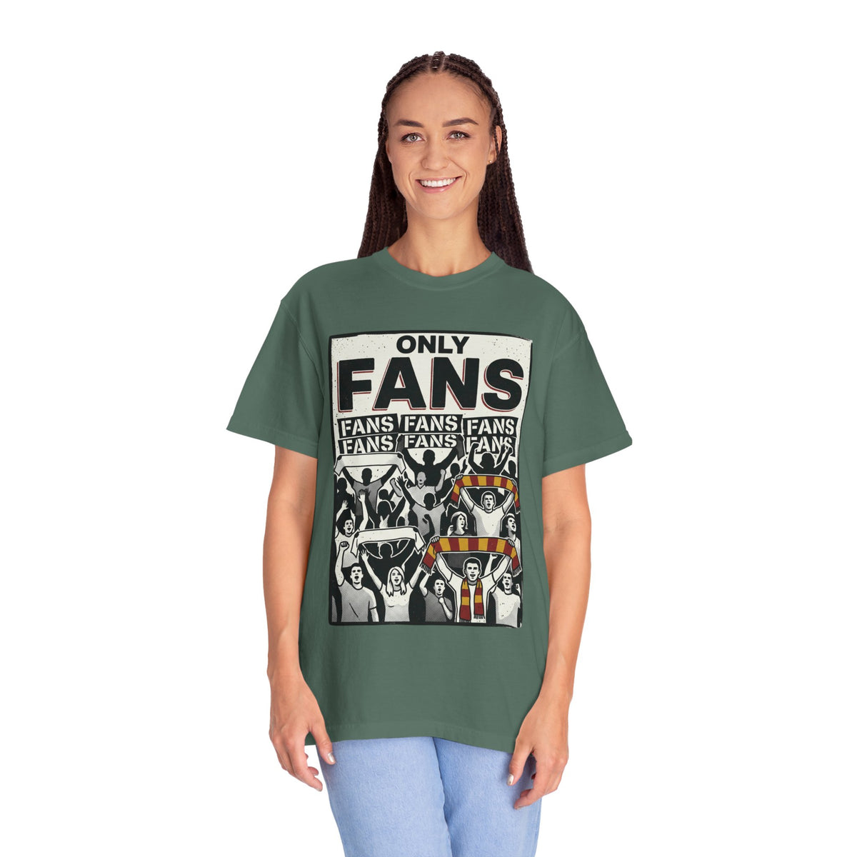 Only Fans Crowd Graphic T-Shirt — Vintage Sports Fan Tee