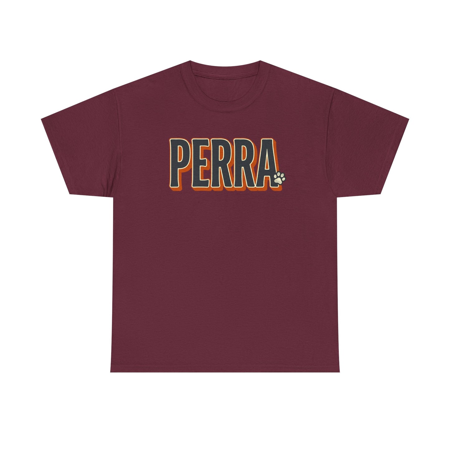 Perra Graphic Tee – Bold Retro Lettering T-Shirt