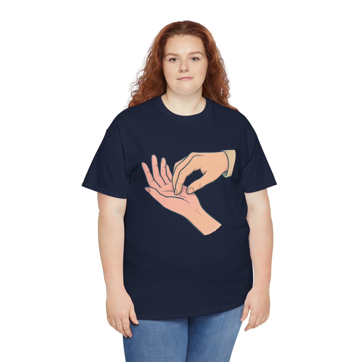T-Shirt - Gentle Palm Reading Illustration Tee