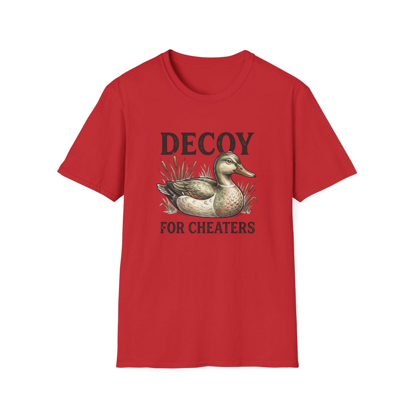 Decoy Duck T-Shirt — "Decoy for Cheaters" Vintage Waterfowl Tee