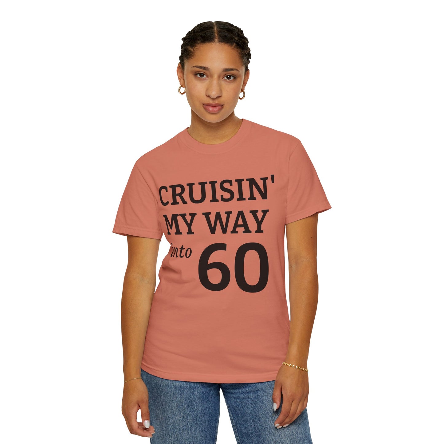 Cruisin' My Way Into 60 T-Shirt — 60th Birthday Tee