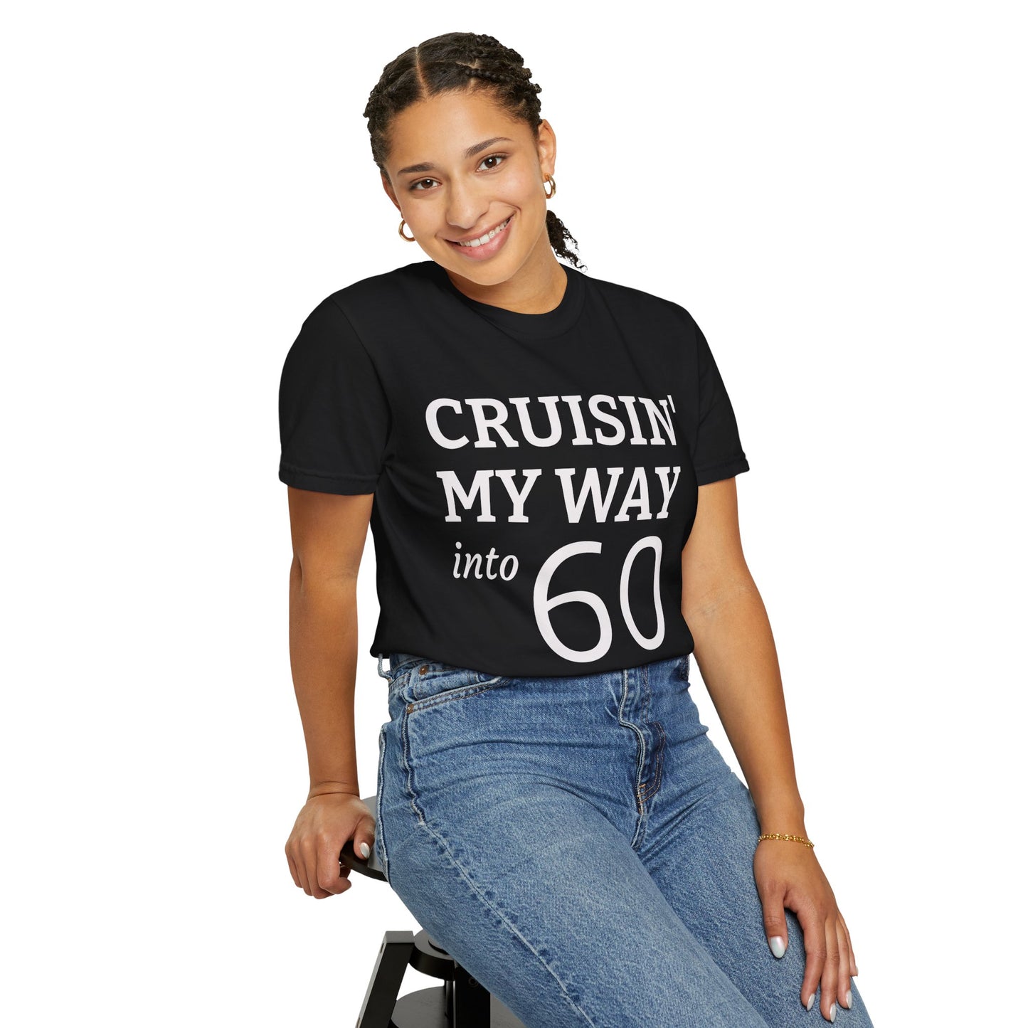Cruisin' My Way Into 60 T-Shirt — 60th Birthday Tee