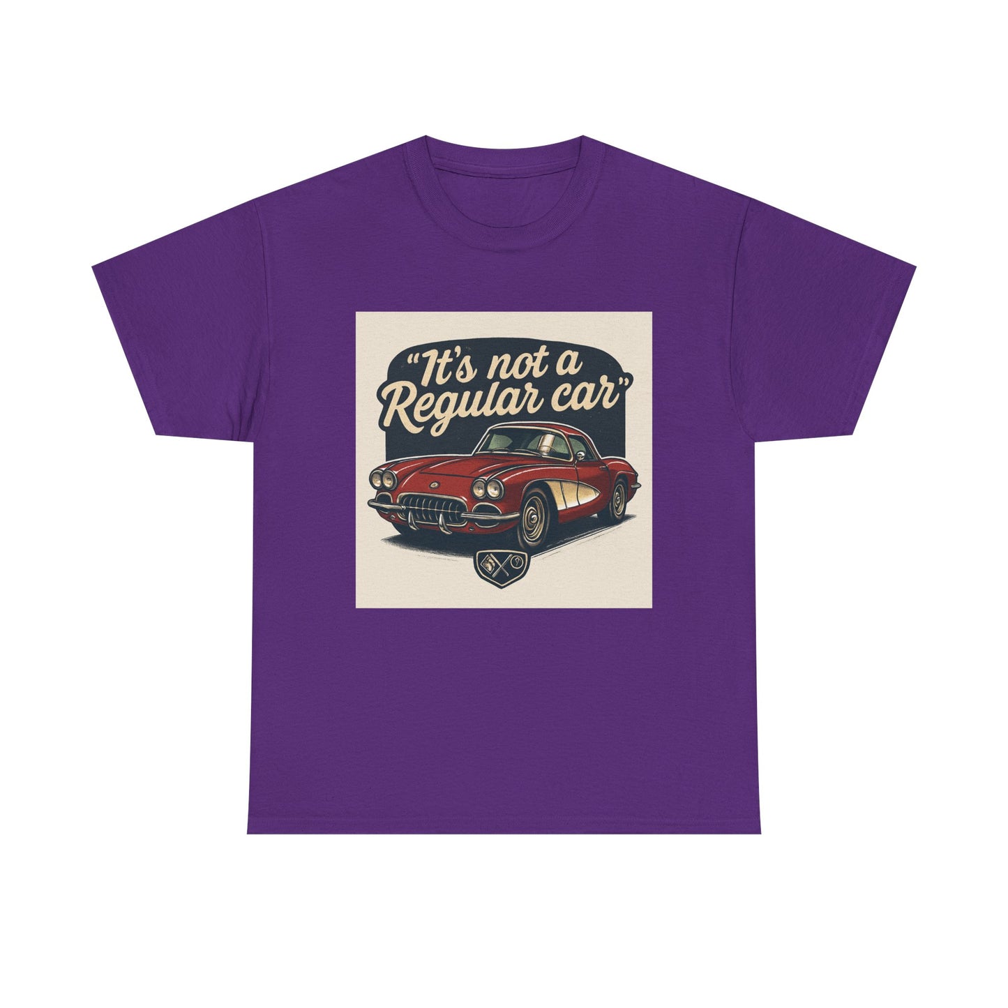 Classic Car Tee — "It's Not a Regular Car" Vintage Muscle Car Shirt Printify
