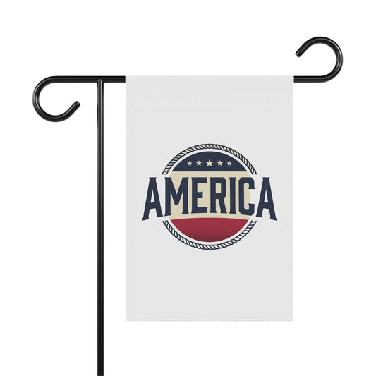 America Patriotic Garden Flag — Red White Blue Home & Yard Banner