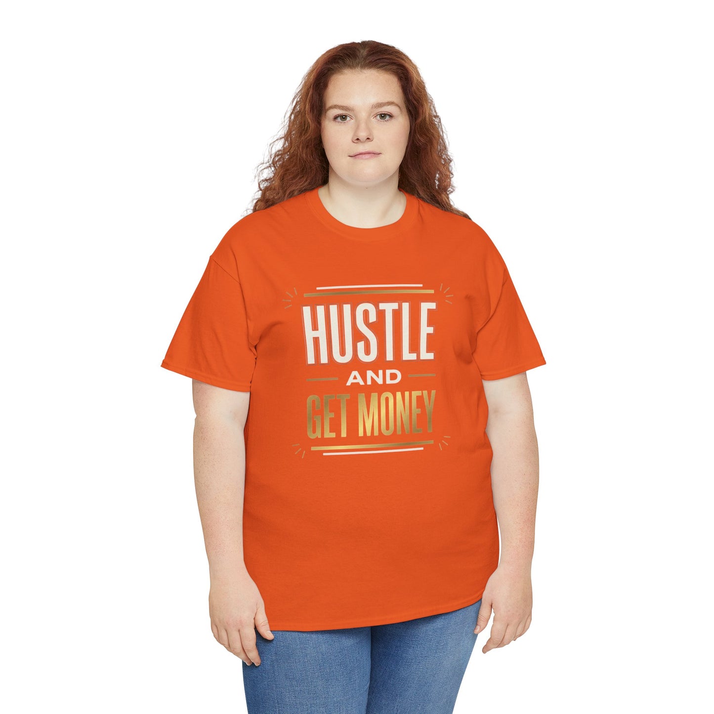 Hustle and Get Money Tee - Motivational Streetwear Graphic T-Shirt