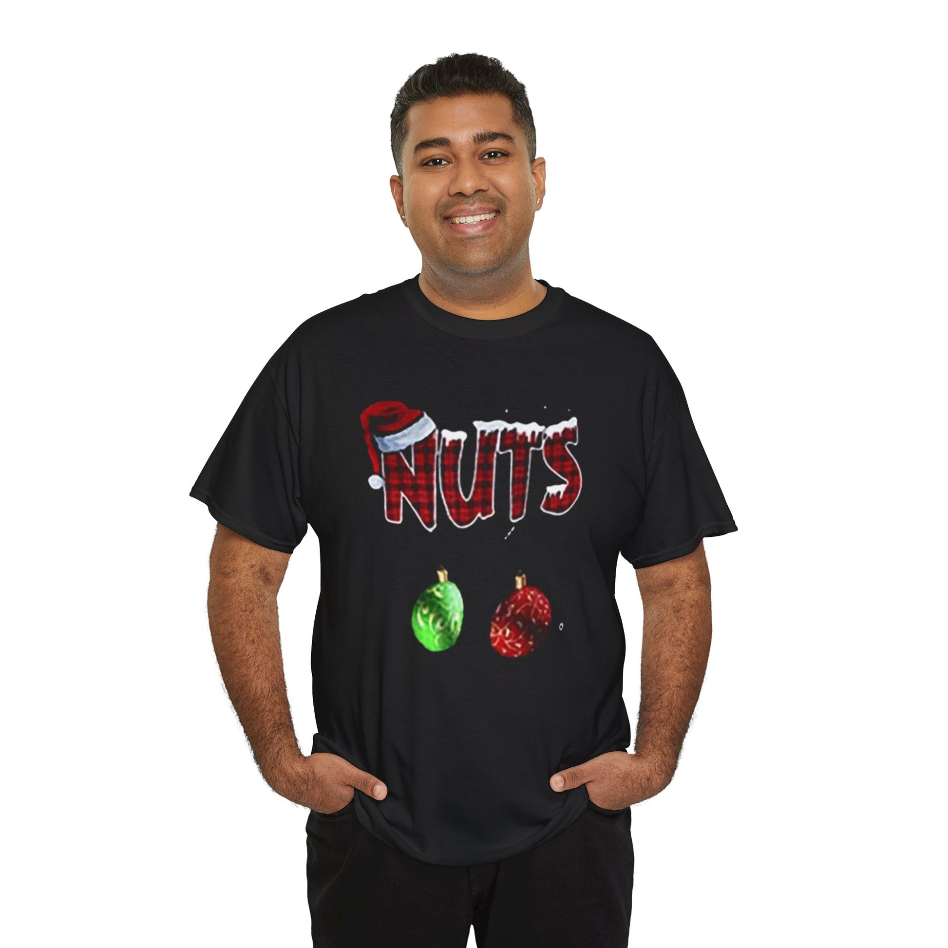 Holiday 'Nuts' Tee — Funny Christmas Ornament Graphic T-Shirt Printify