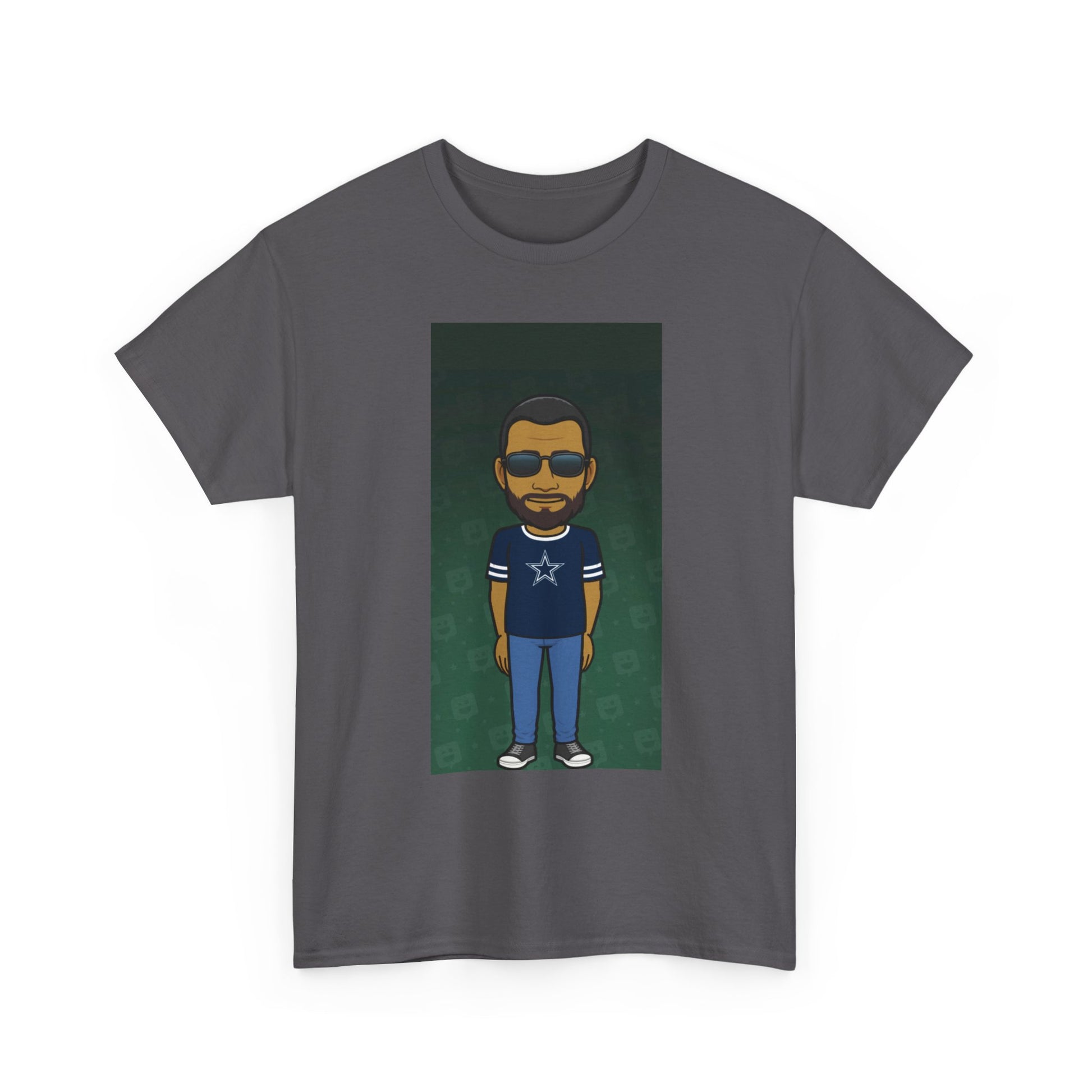 Cartoon Guy Graphic Tee — Personalized Avatar Shirt Printify
