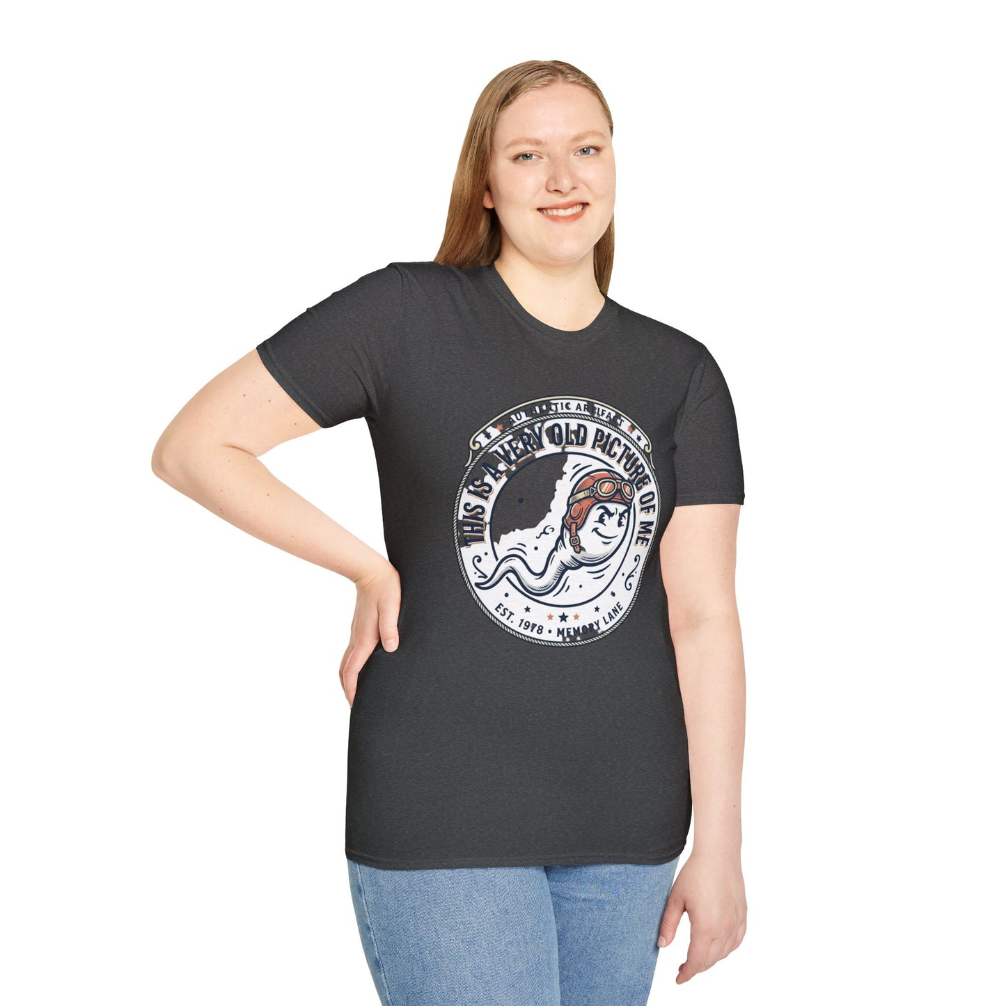"This Is A Very Old Picture Of Me" Retro Marine Tee