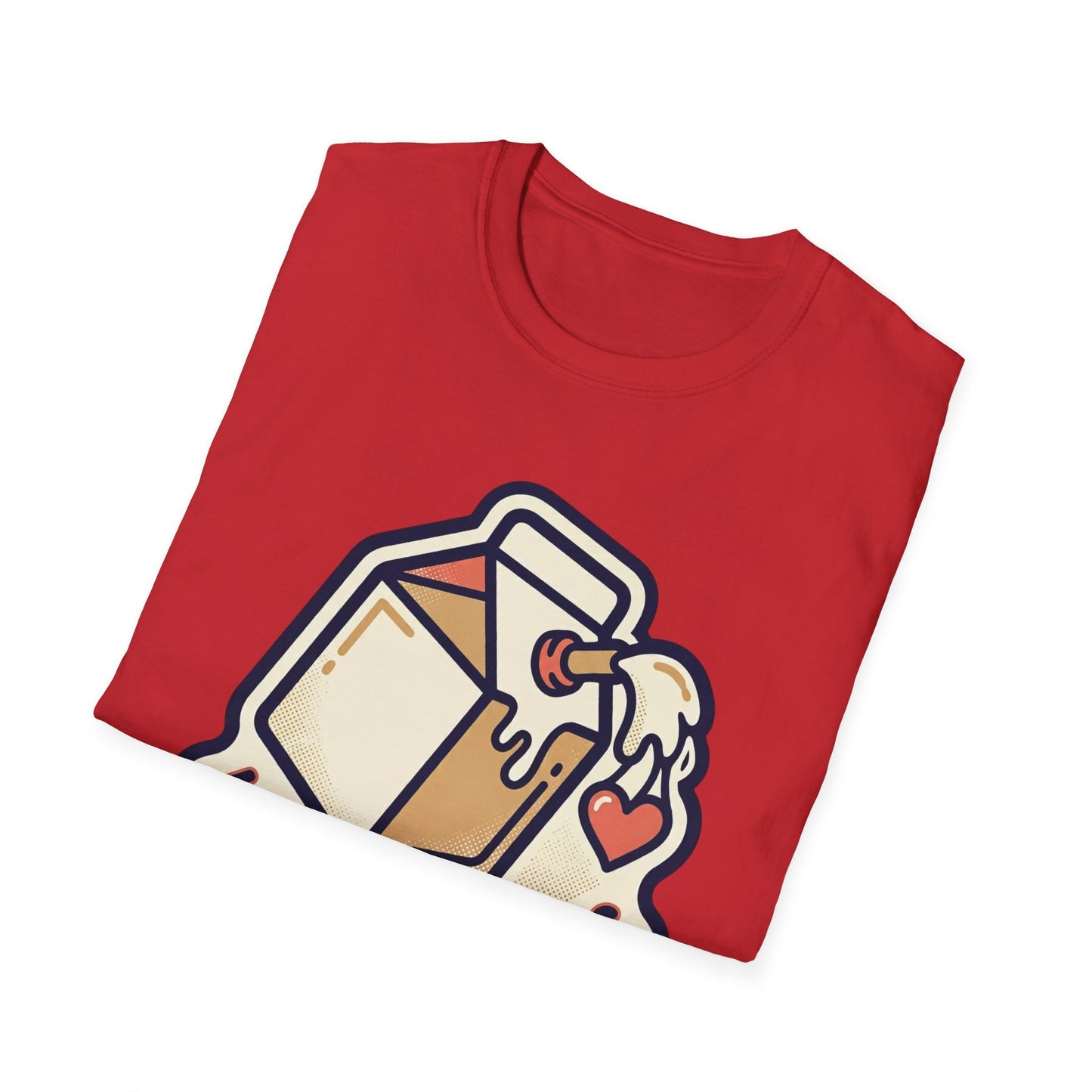 Cream Pie Cartoon T-Shirt — "I Like Creampies" Retro Milk Carton Graphic Tee