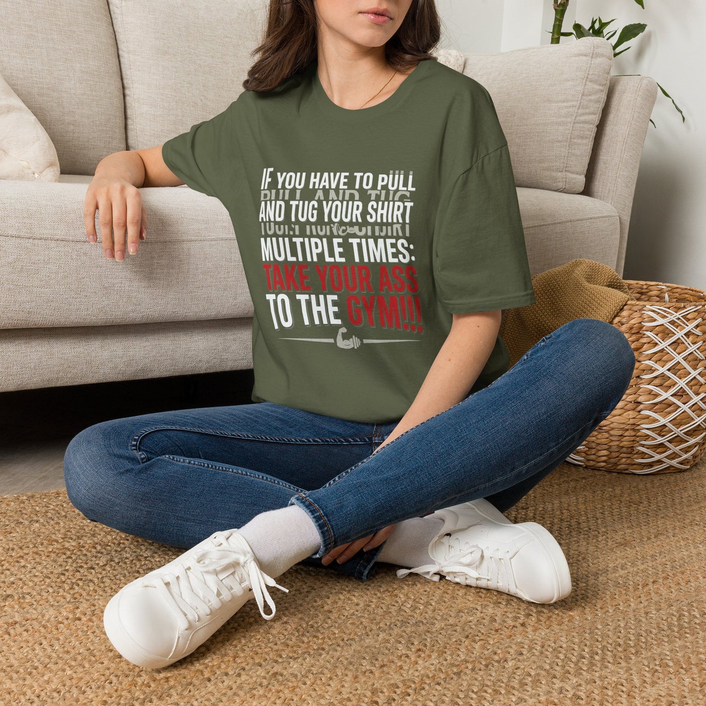 Take Your Ass to the Gym T‑Shirt — Funny Motivational Workout Tee