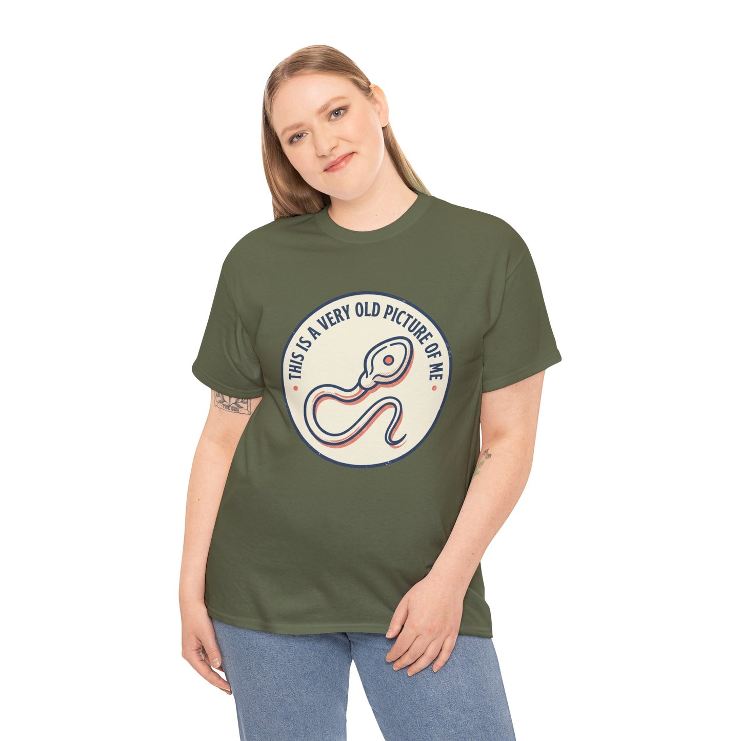 "This Is A Very Old Picture Of Me" Retro Snake Graphic Tee