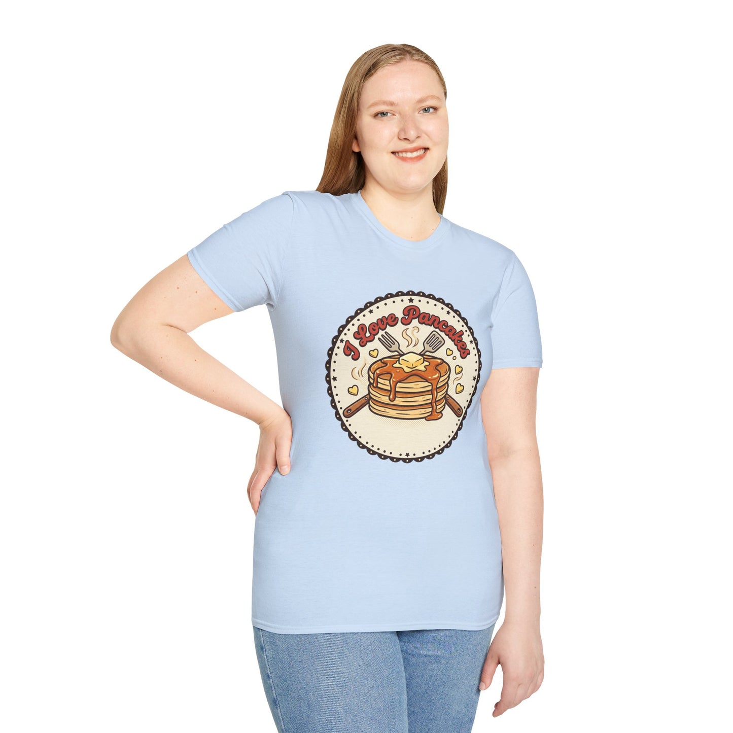 Pancake Love T-Shirt — Cute Stack of Pancakes Breakfast Tee