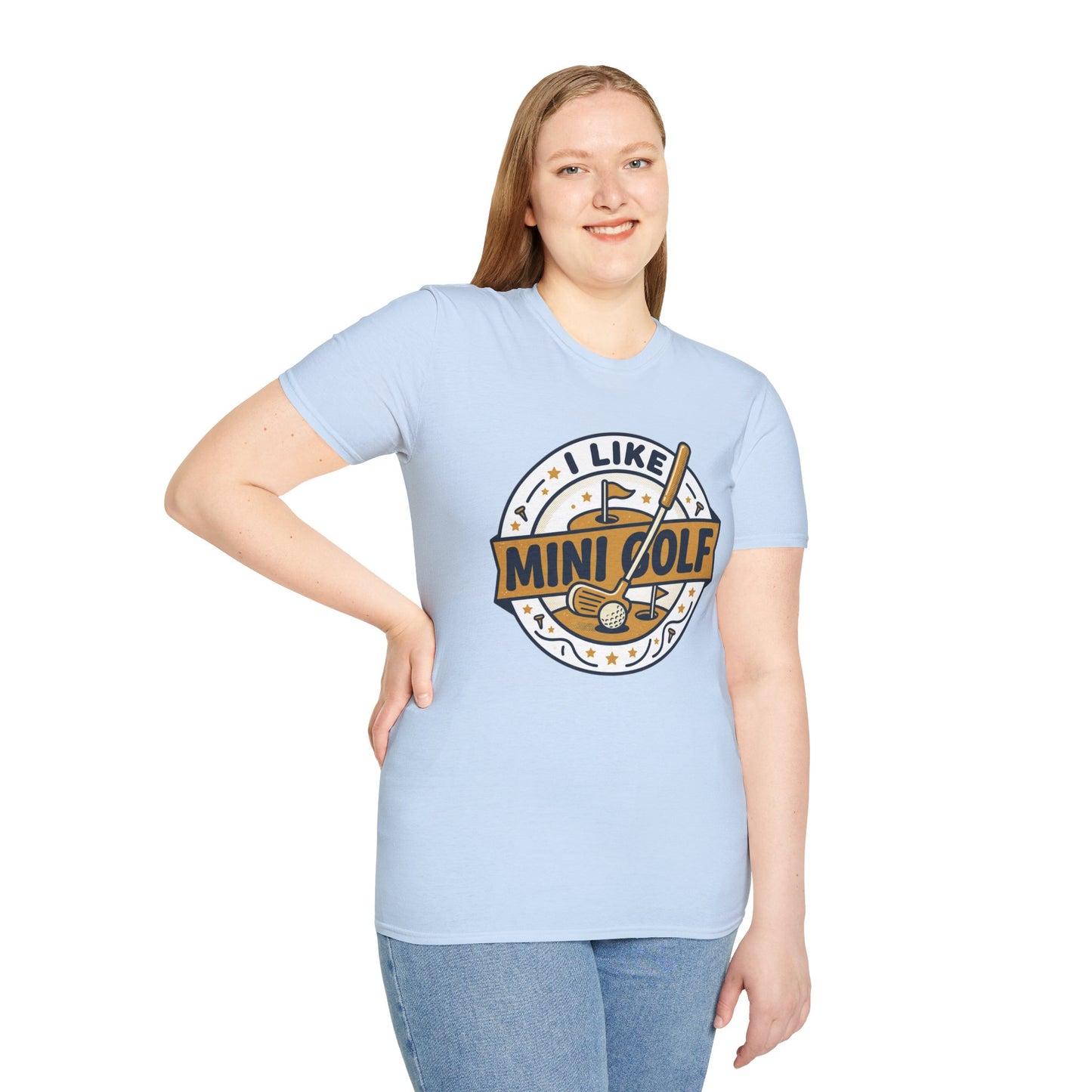 I Like Mini Golf T-Shirt — Retro Mini-Golf Graphic Tee for Fans & Players