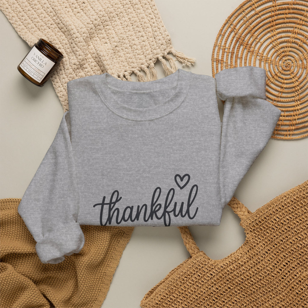 Thankful Season Crewneck Sweatshirt | Thanksgiving Thanksgiving Apparel