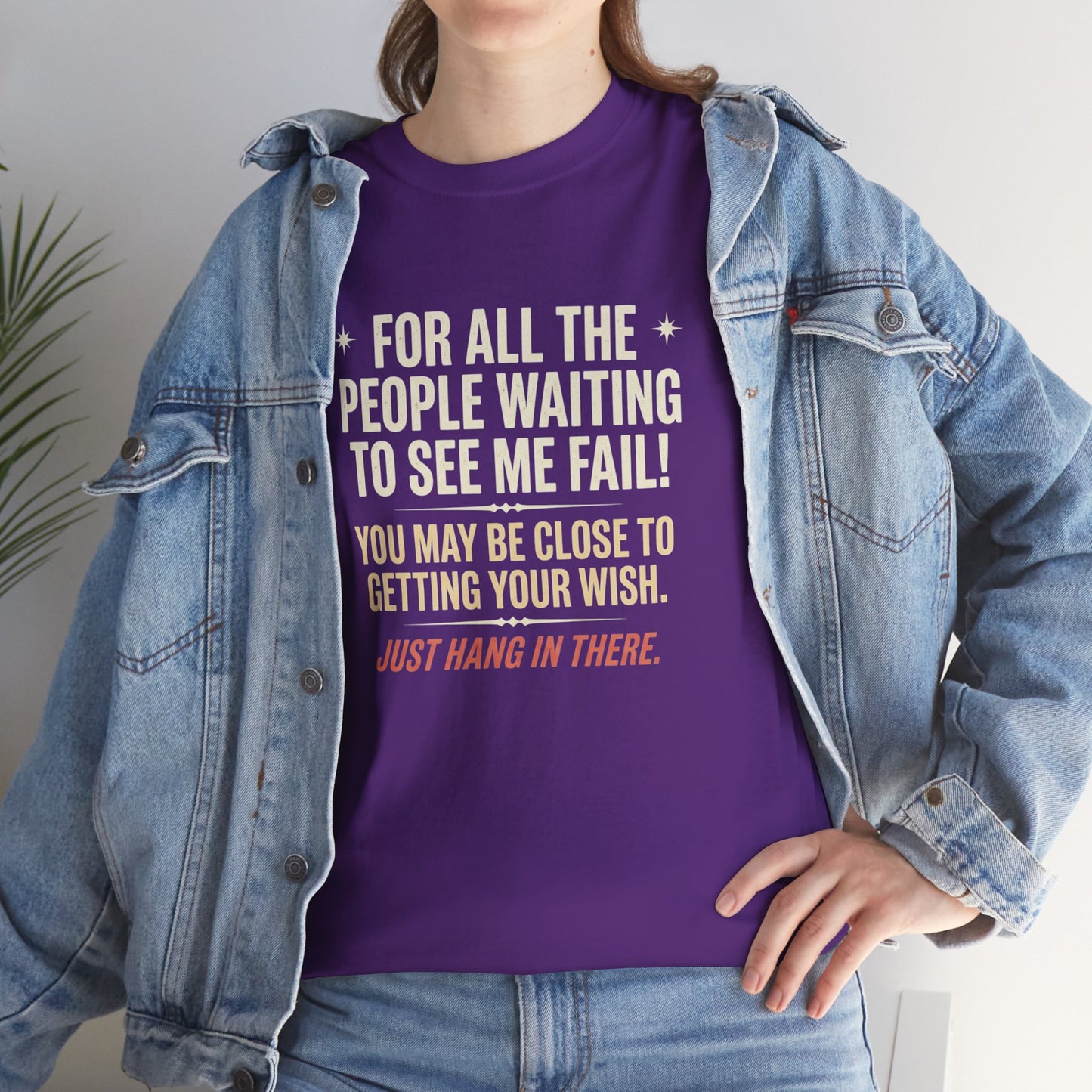 “For All The People Waiting To See Me Fail” Inspirational Shirt-Motivational Graphic Tee —