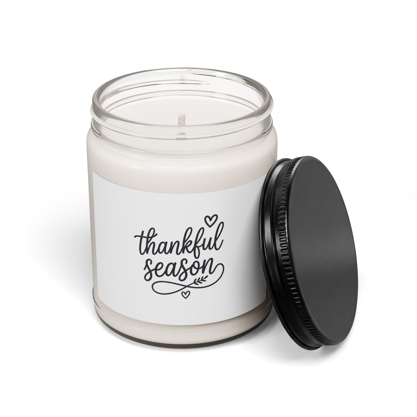 Thankful Season Candle, Thanksgiving soy candle, Fall pumpkin spice candle