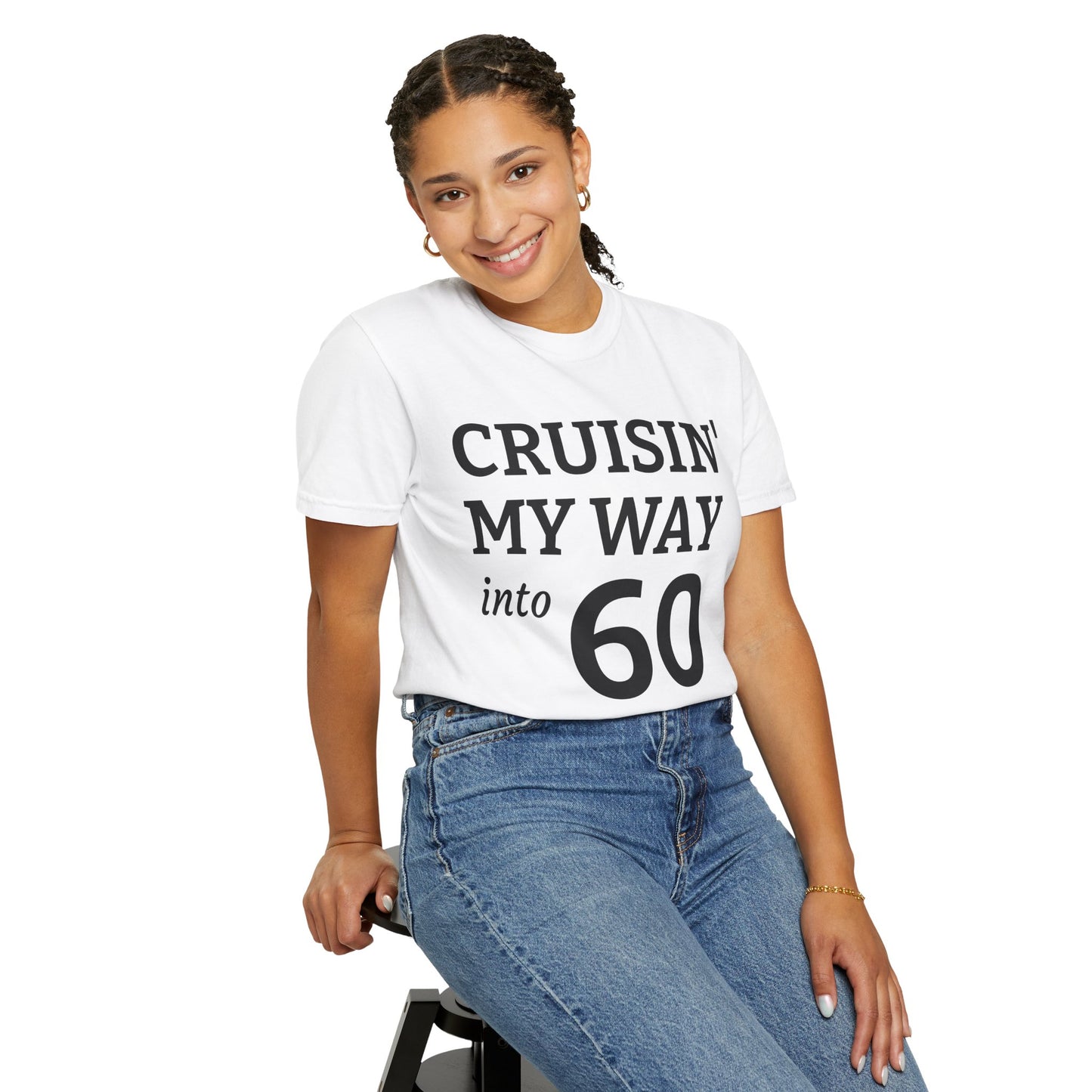 Cruisin' My Way Into 60 T-Shirt — 60th Birthday Tee