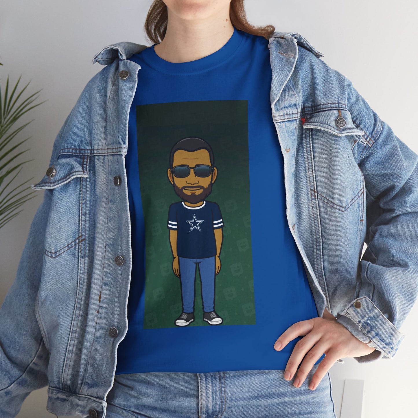 Cartoon Guy Graphic Tee — Personalized Avatar Shirt Printify