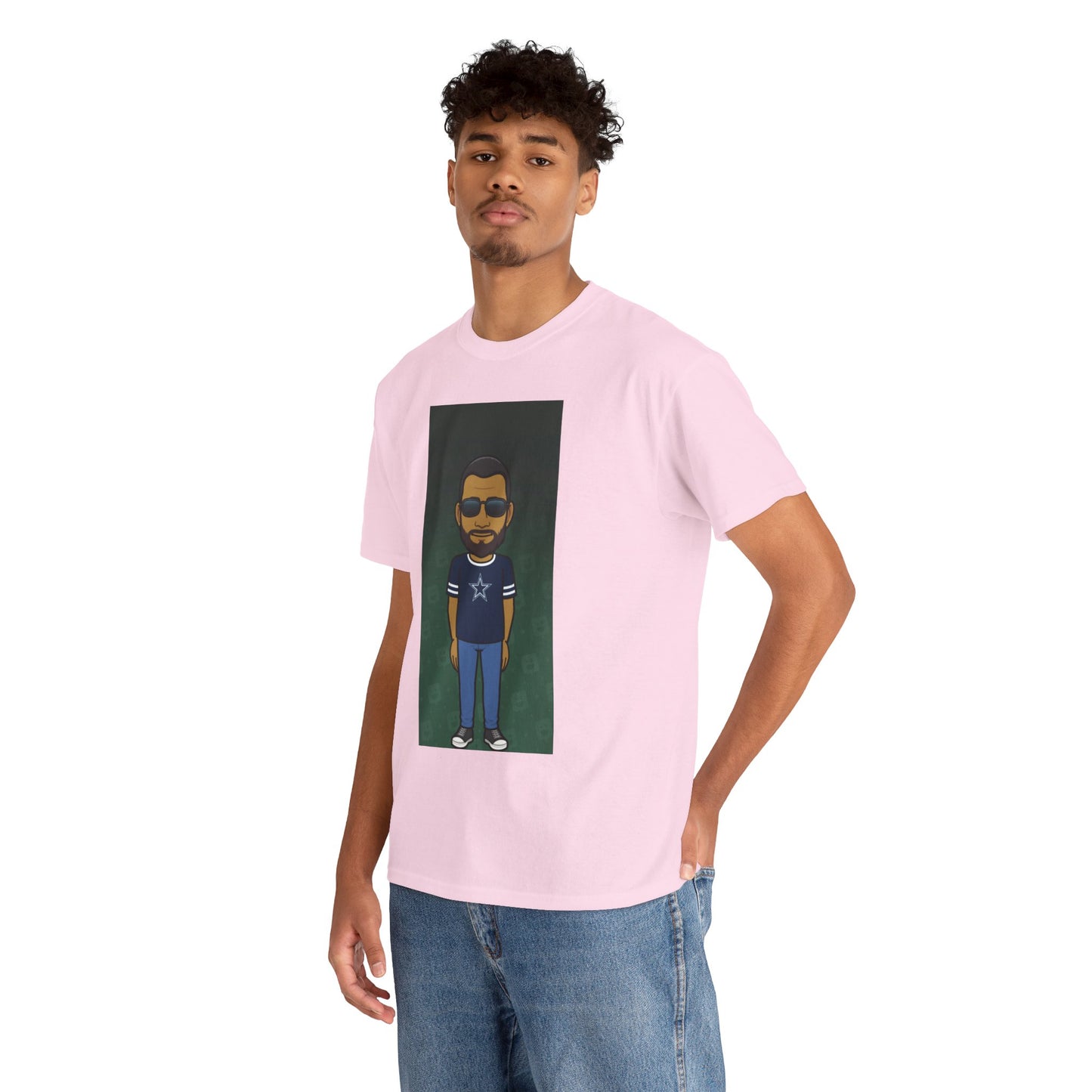 Cartoon Guy Graphic Tee — Personalized Avatar Shirt Printify