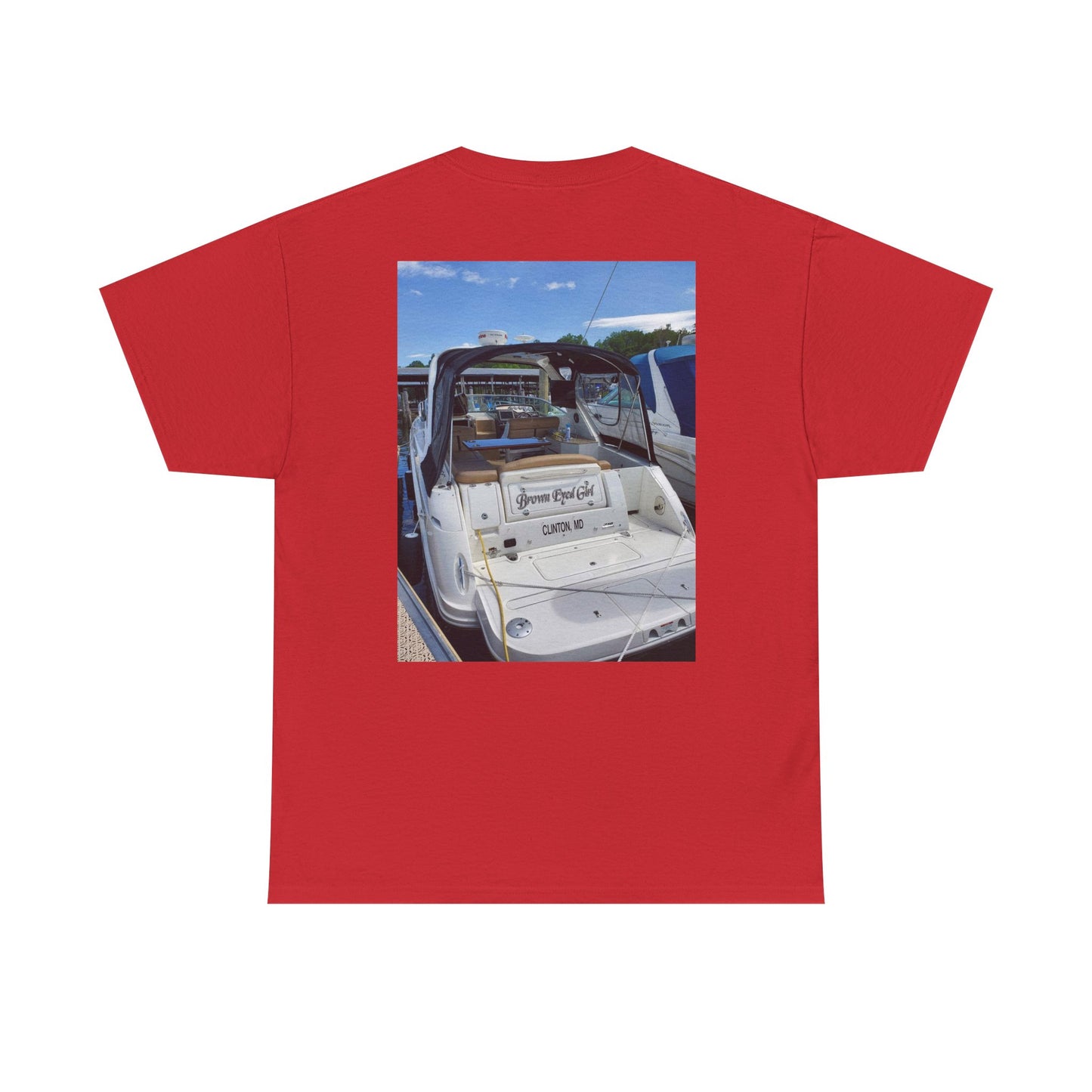 Custom Photo Print T-Shirt — Personalized Selfie Tee ("Welcome" Coffee Graphic) Printify