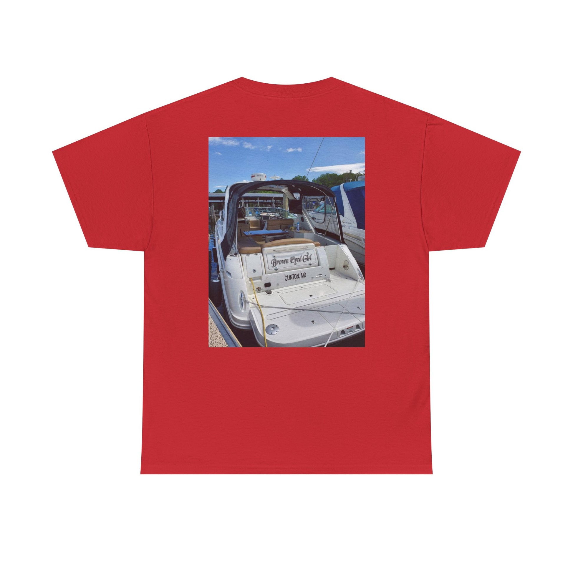 Custom Photo Print T-Shirt — Personalized Selfie Tee ("Welcome" Coffee Graphic) Printify