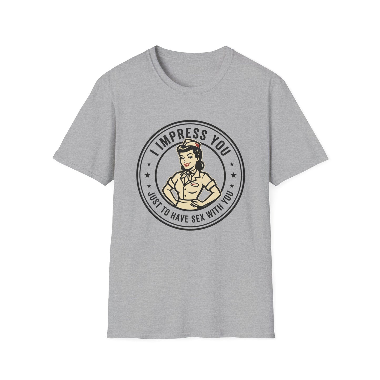 'I Impress You' Vintage Pin-Up Graphic Tee