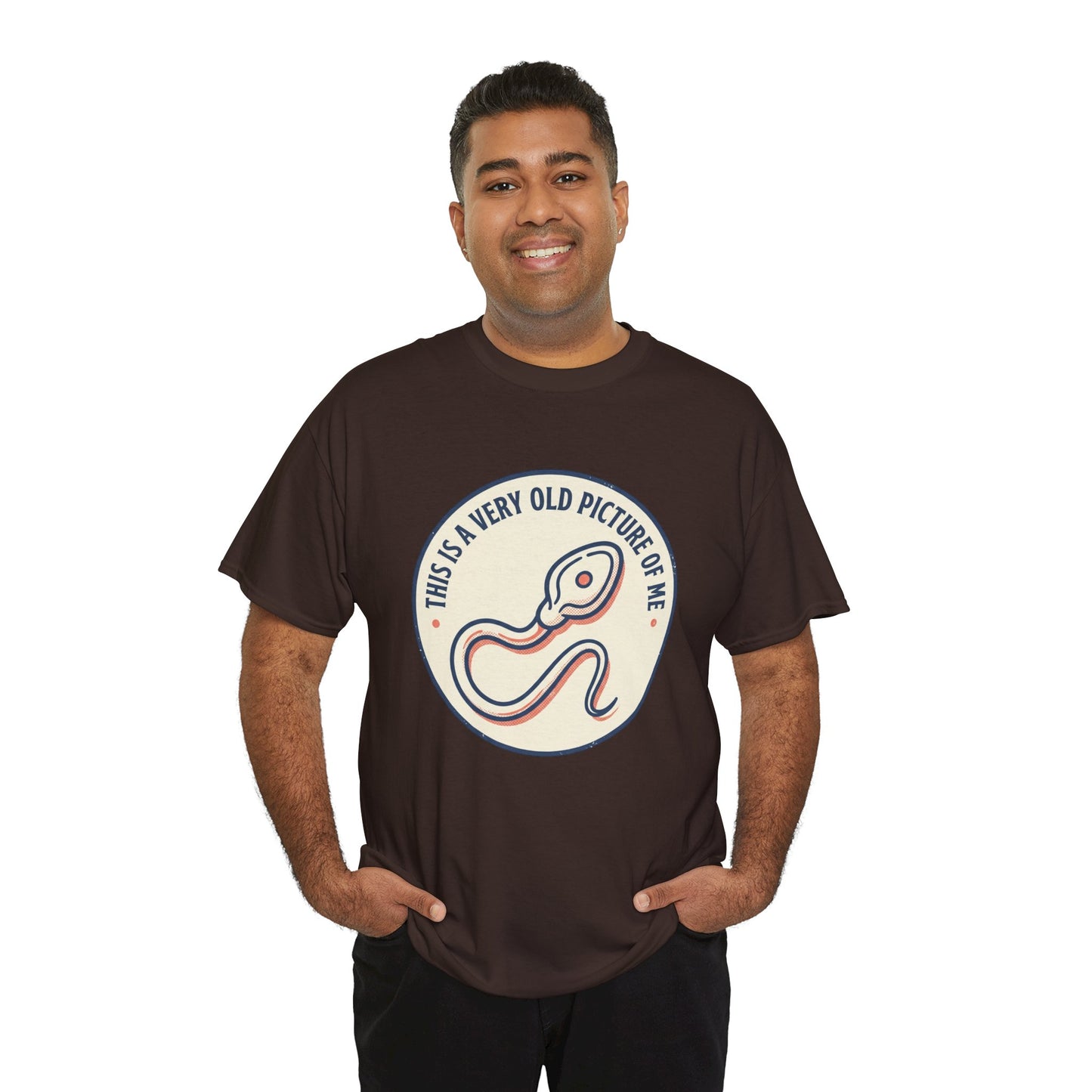 "This Is A Very Old Picture Of Me" Retro Snake Graphic Tee