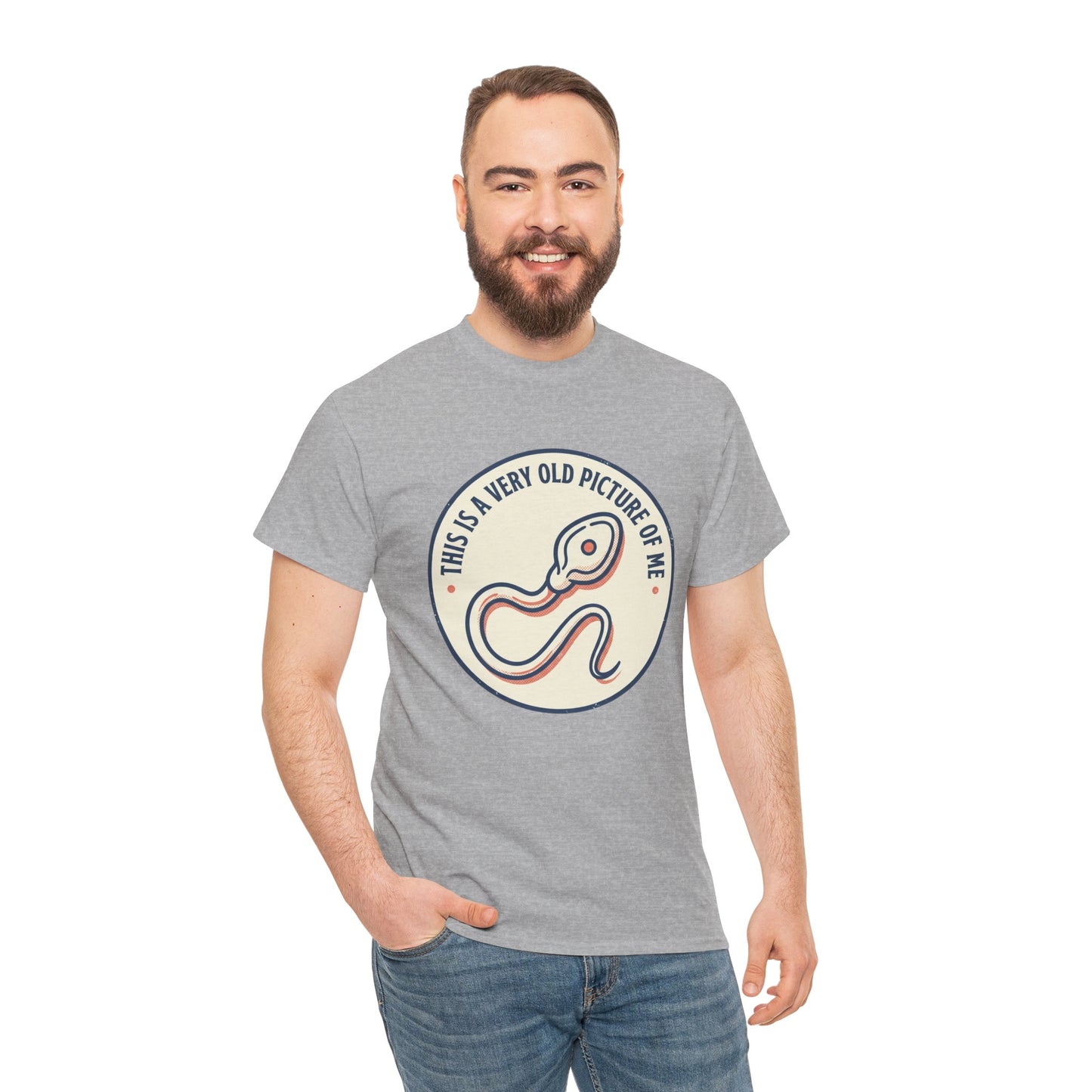 "This Is A Very Old Picture Of Me" Retro Snake Graphic Tee