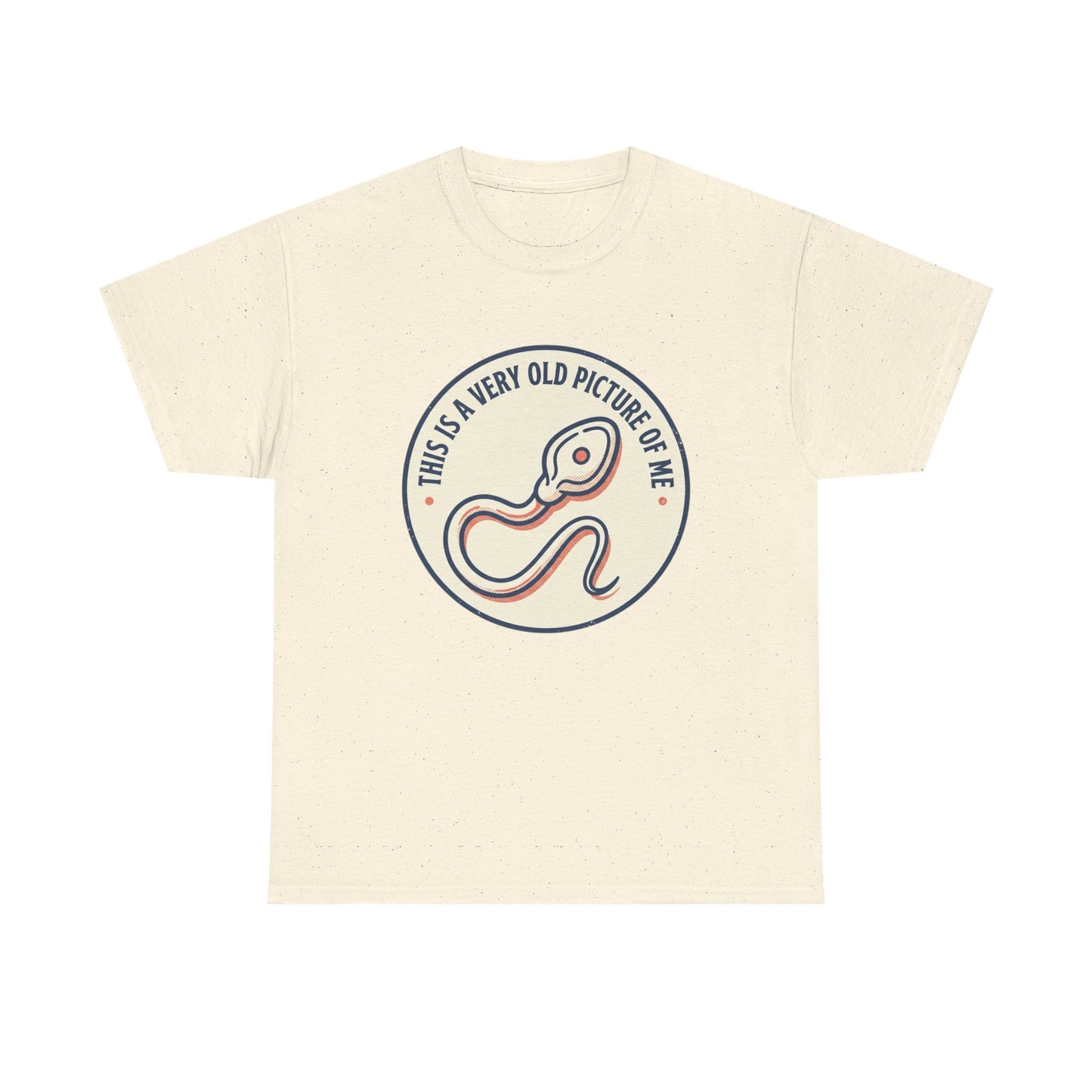 "This Is A Very Old Picture Of Me" Retro Snake Graphic Tee