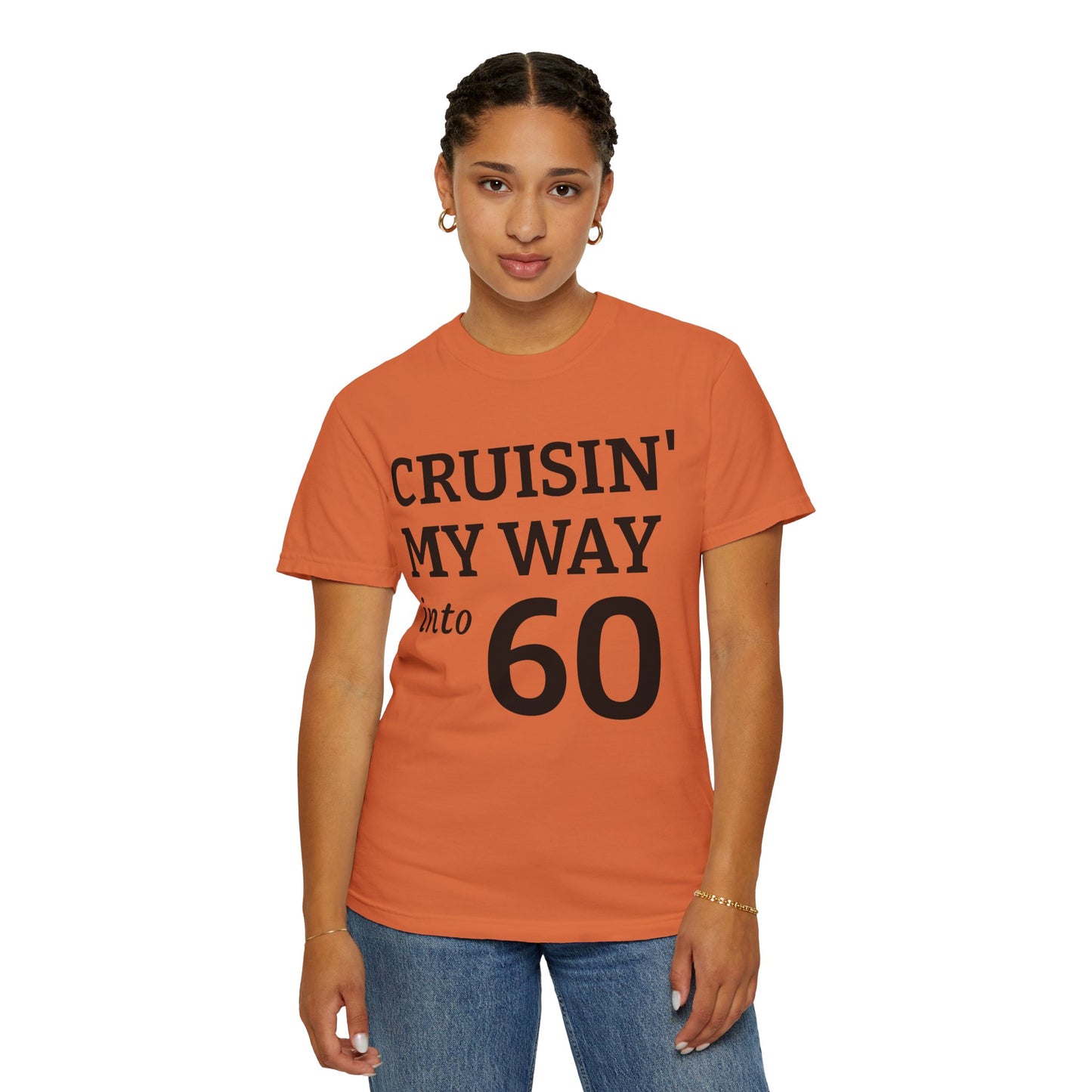 Cruisin' My Way Into 60 T-Shirt — 60th Birthday Tee