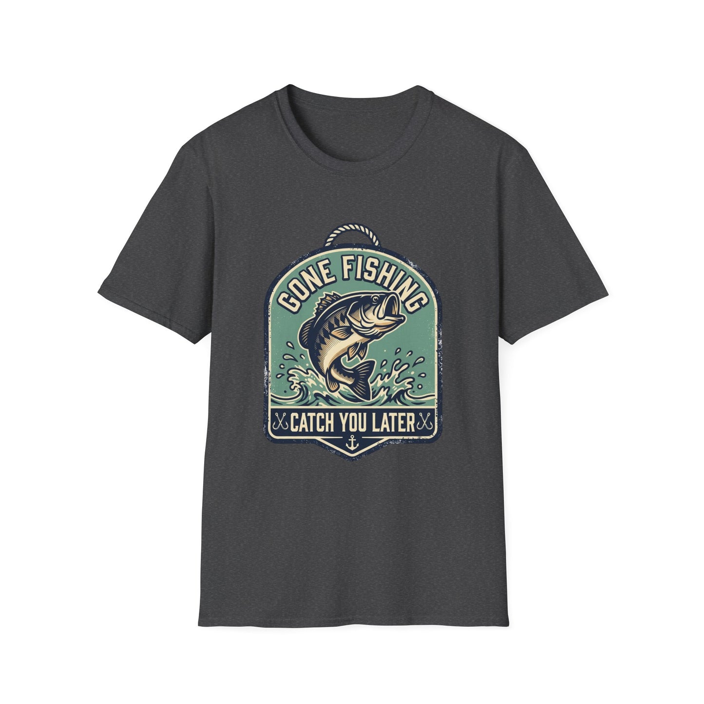 Gone Fishing T-Shirt – "Catch You Later" Bass Fishing Tee