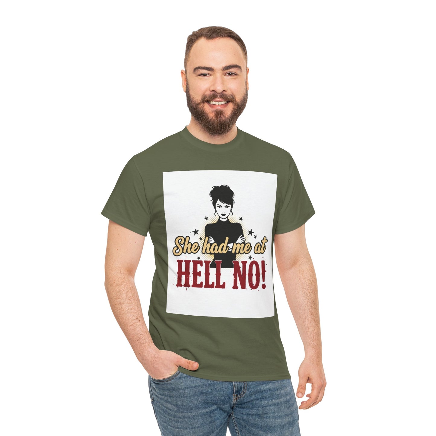 She Had Me At Hell No! Tee – Sassy Retro Graphic T-Shirt