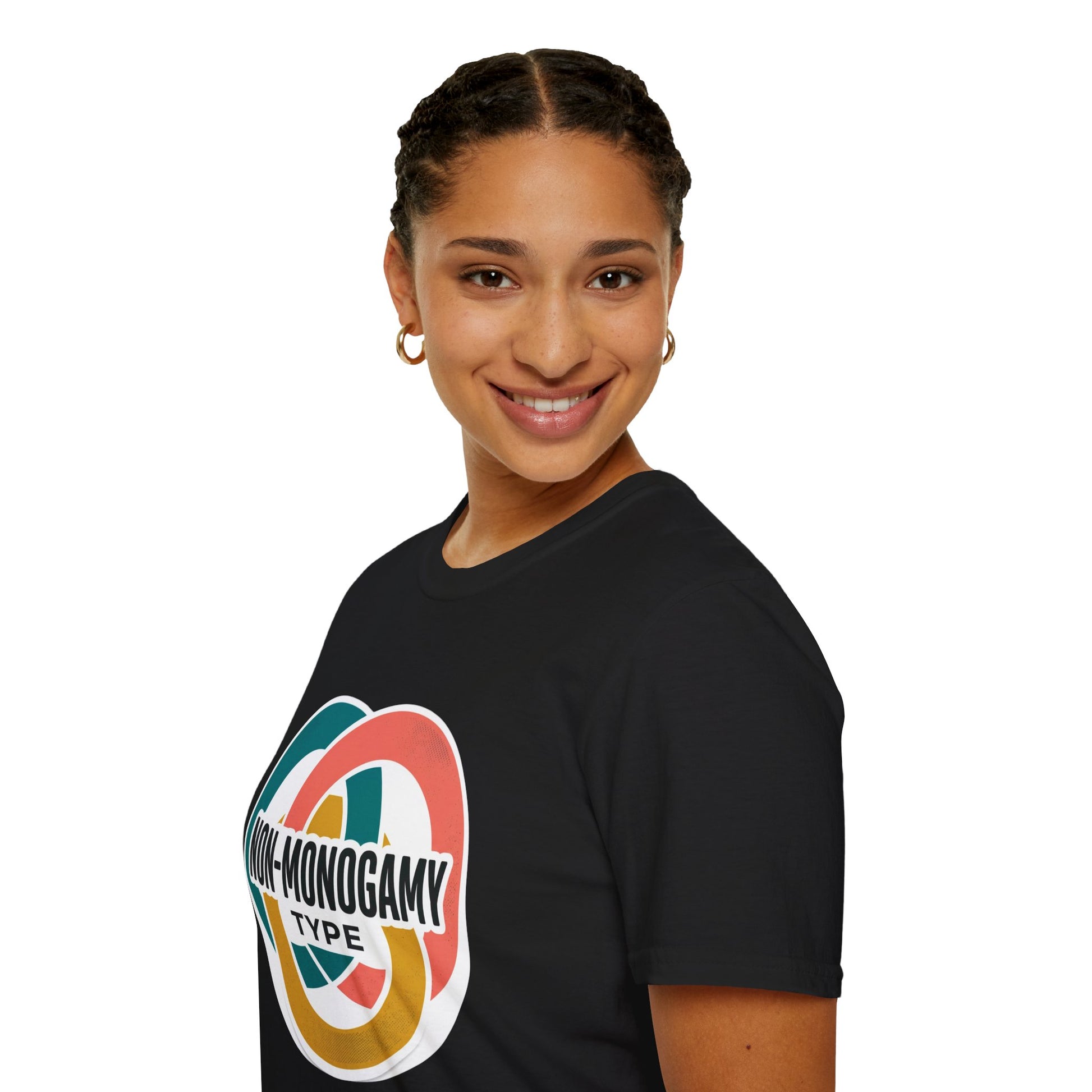 Non-Monogamy Type T-Shirt — Retro Polyamory Pride Tee Printify