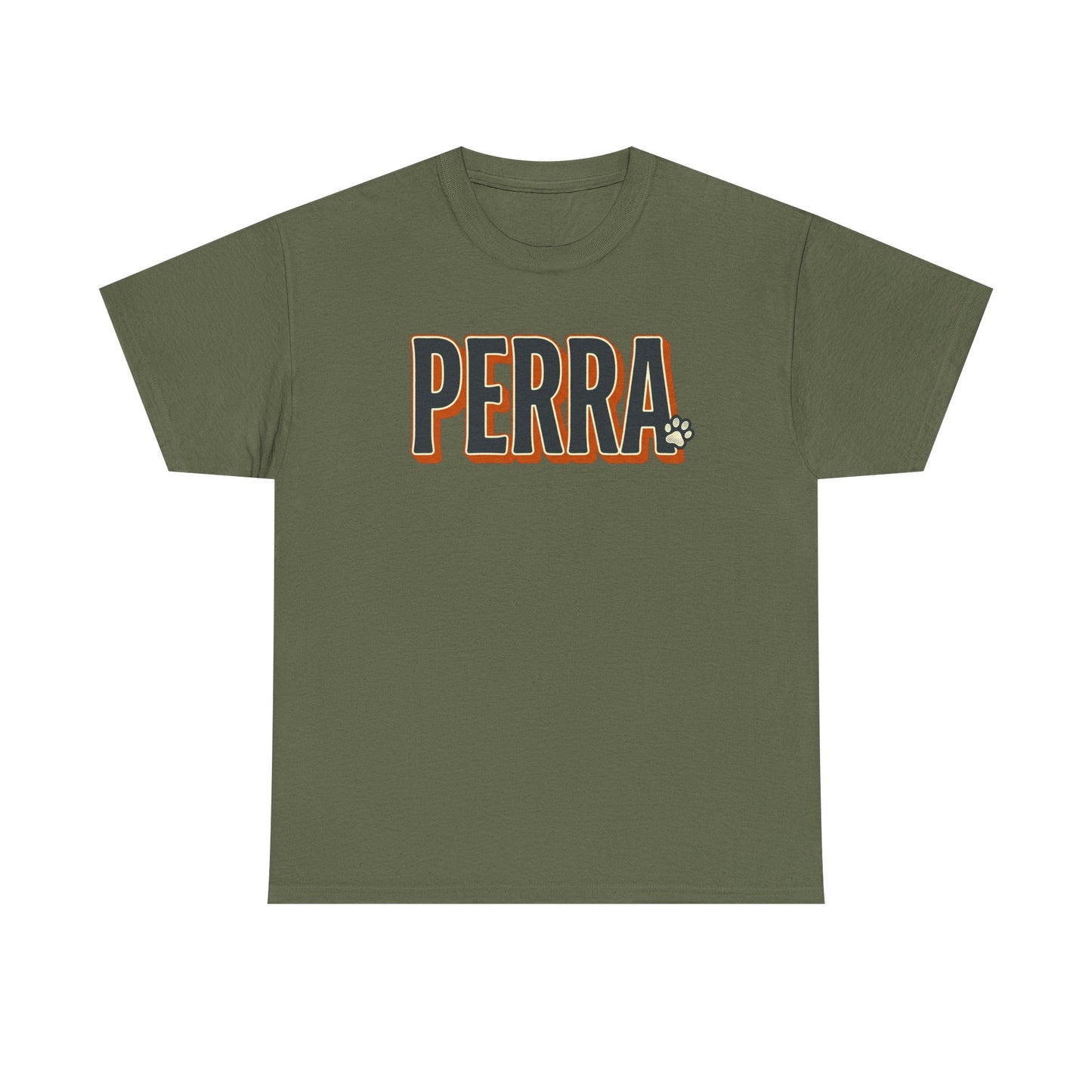 Perra Graphic Tee – Bold Retro Lettering T-Shirt