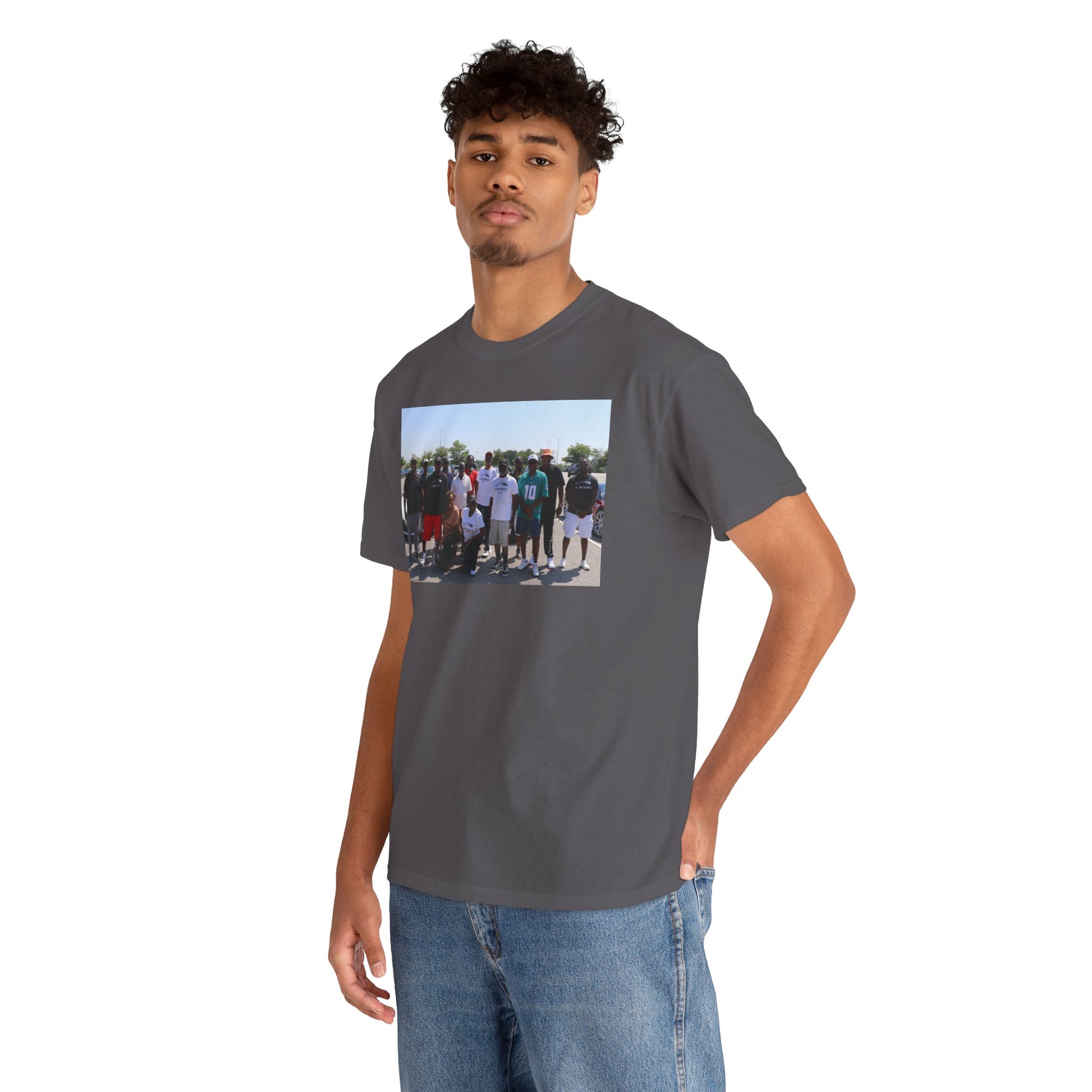 C-RYDERZ Group Photo Custom Tee — Personalized Reunion & Team Picture Shirt Printify