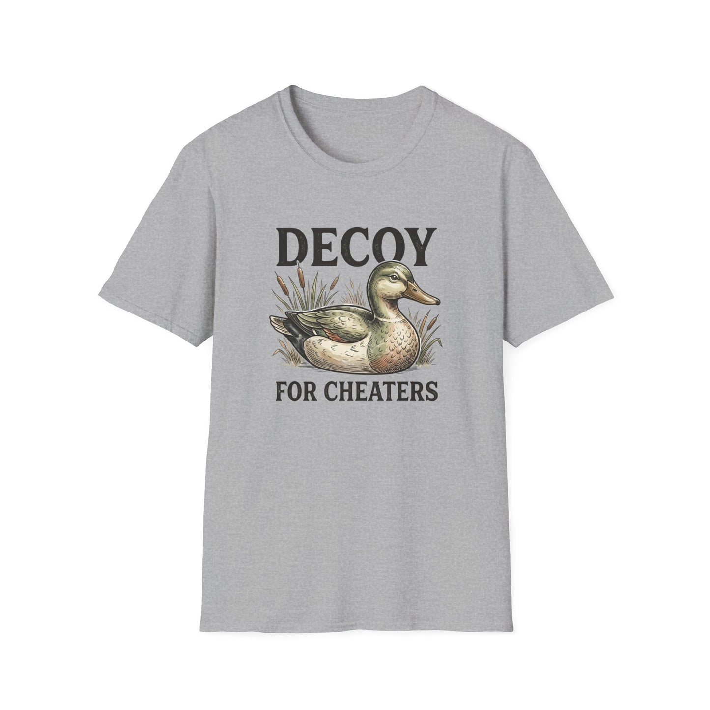 Decoy Duck T-Shirt — "Decoy for Cheaters" Vintage Waterfowl Tee